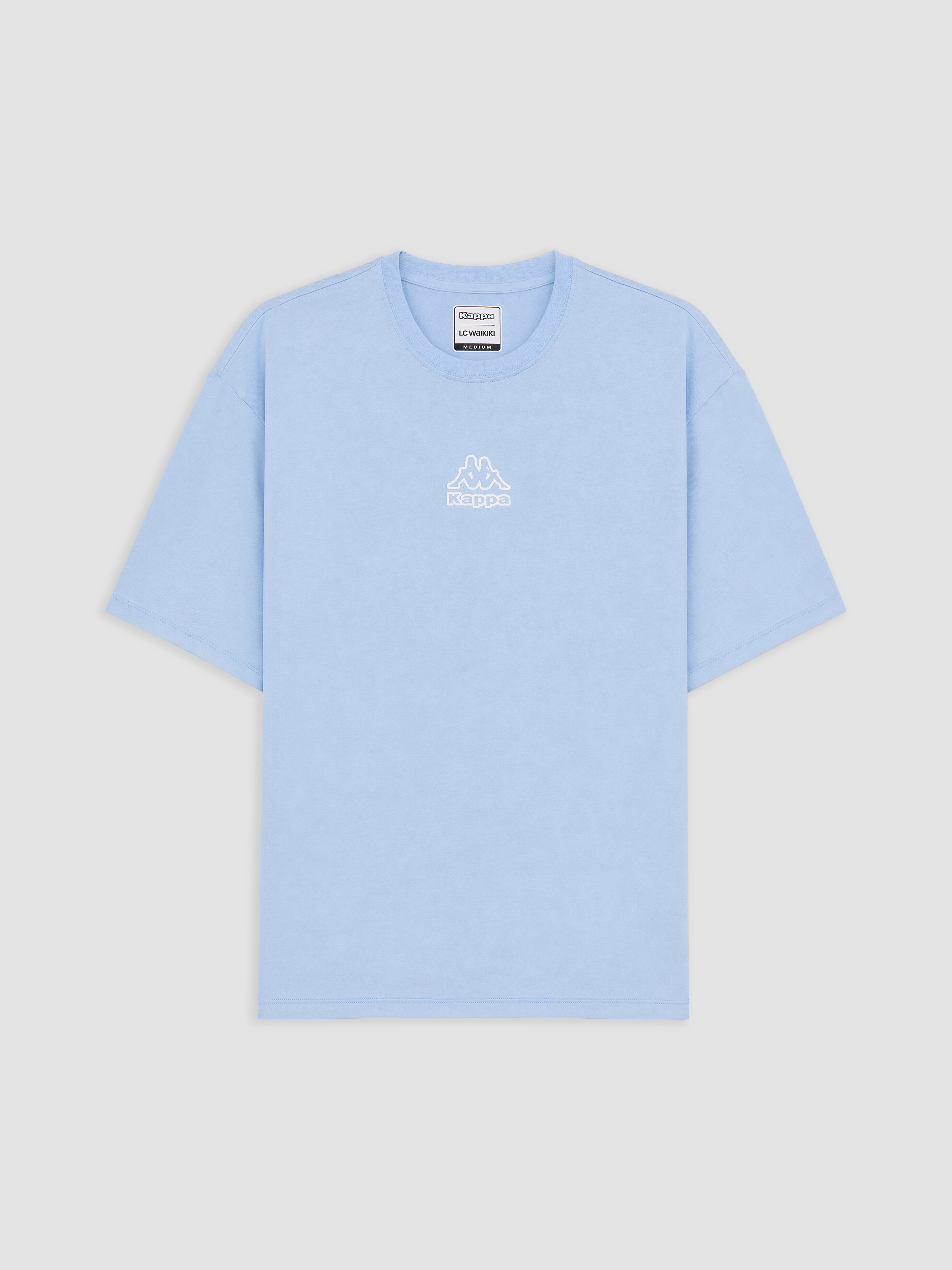 Kappa LC WAIKIKI Bisiklet Yaka Baskılı Unisex Spor Tişört görsel 5