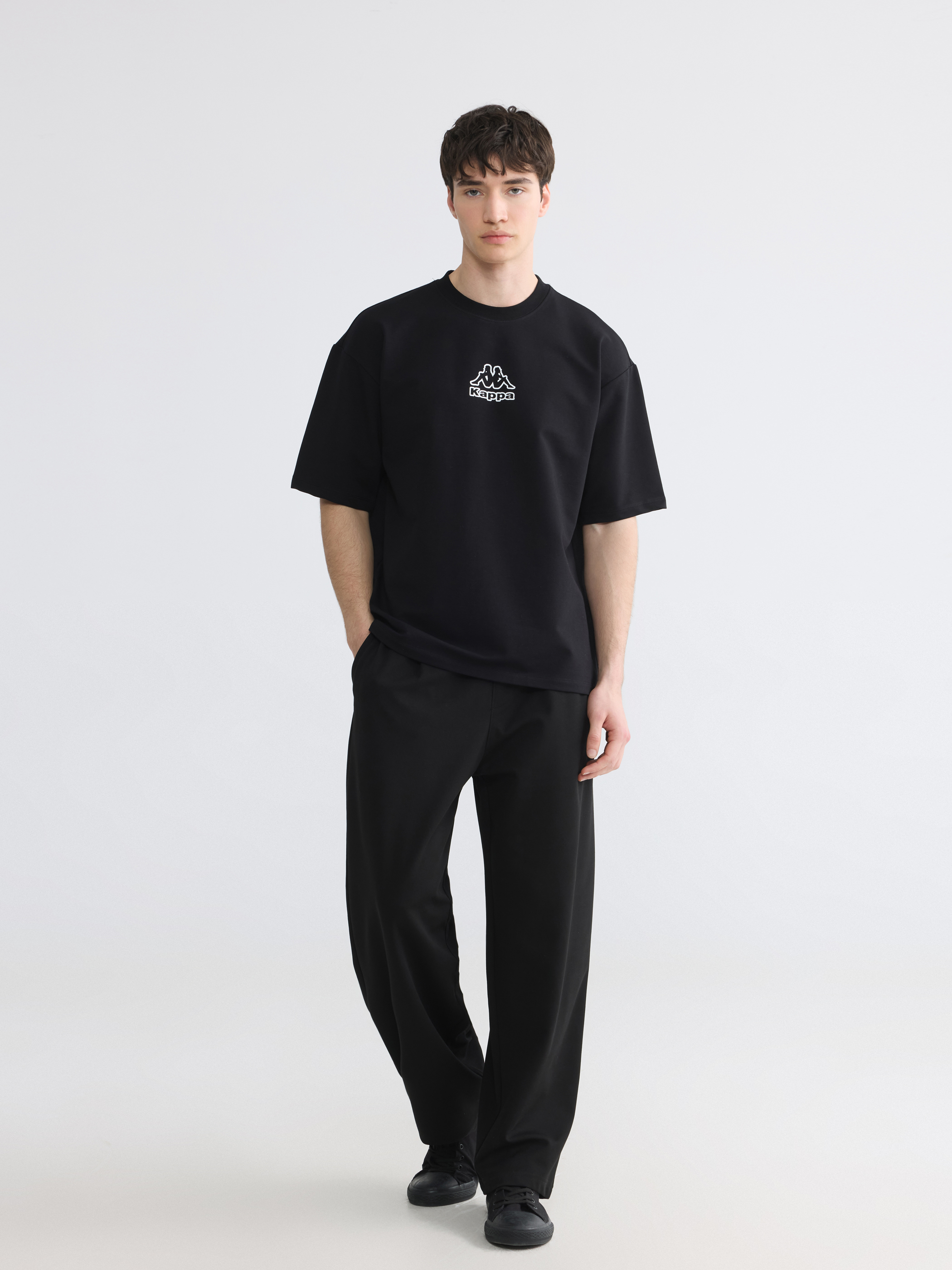 Kappa LC WAIKIKI Bisiklet Yaka Baskılı Unisex Spor Tişört görsel 2