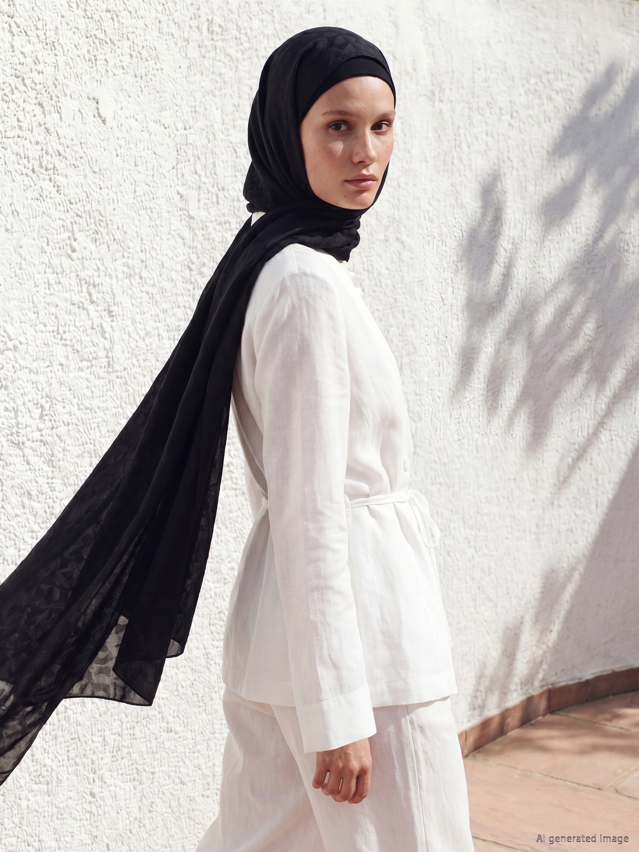 LCW Modest Desenli Kadın Şal