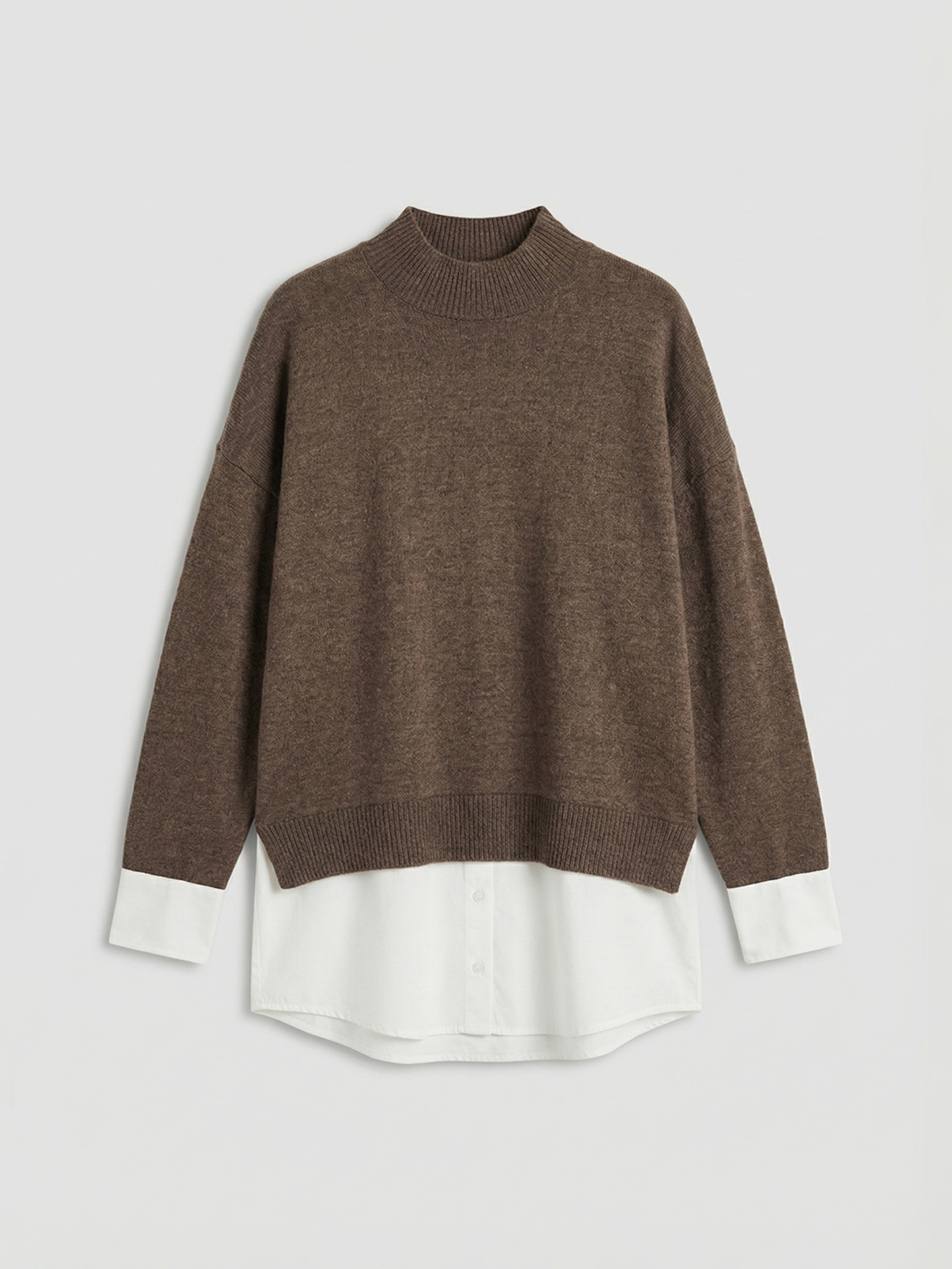LCWAIKIKI Classic Soft Touch Oversize Kadın Sweatshirt Tunik görsel 6
