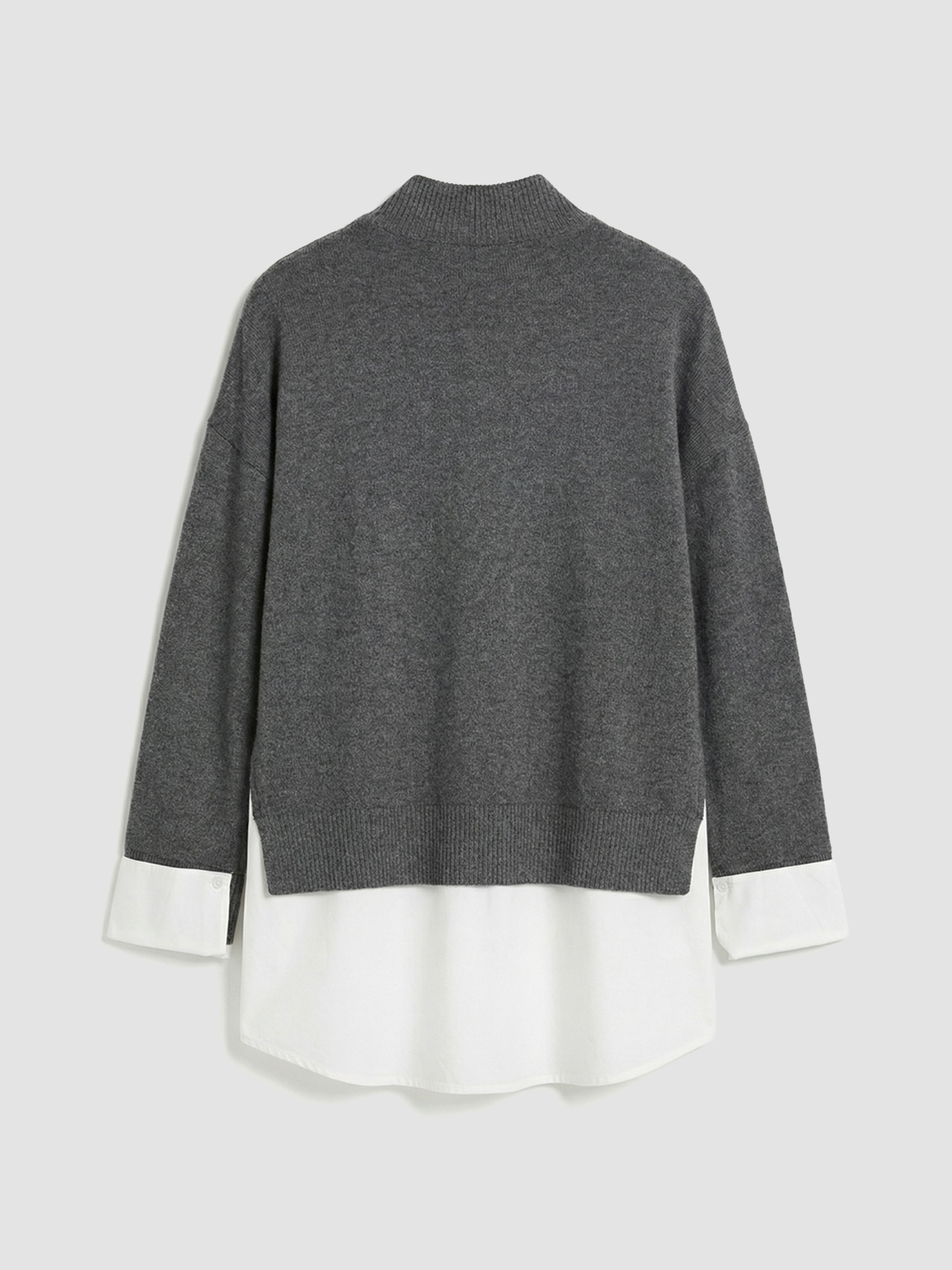 LCWAIKIKI Classic Soft Touch Oversize Kadın Sweatshirt Tunik görsel 7
