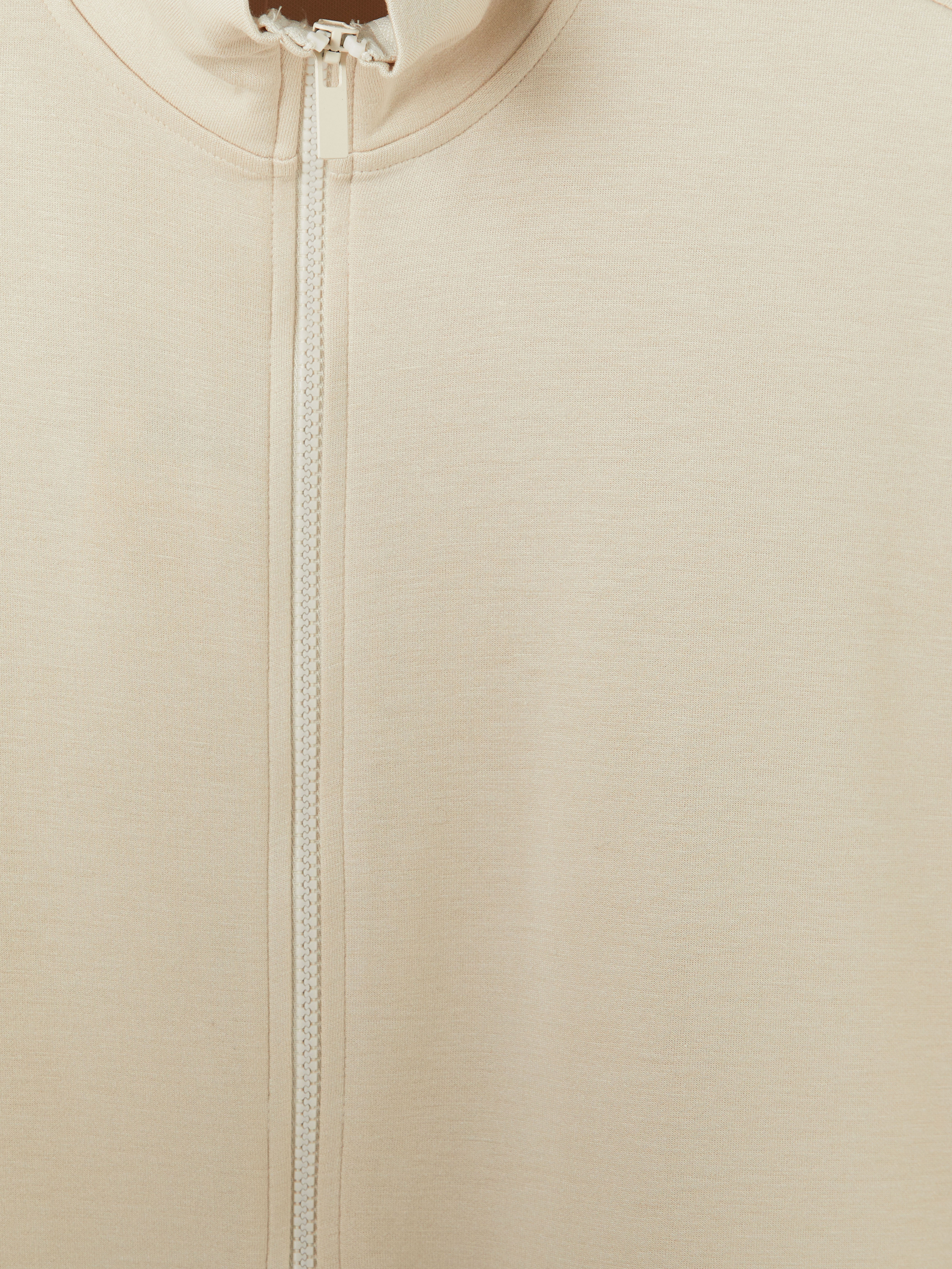 LCW Modest Dik Yaka Oversize Büzgülü Kadın Yelek görsel 3