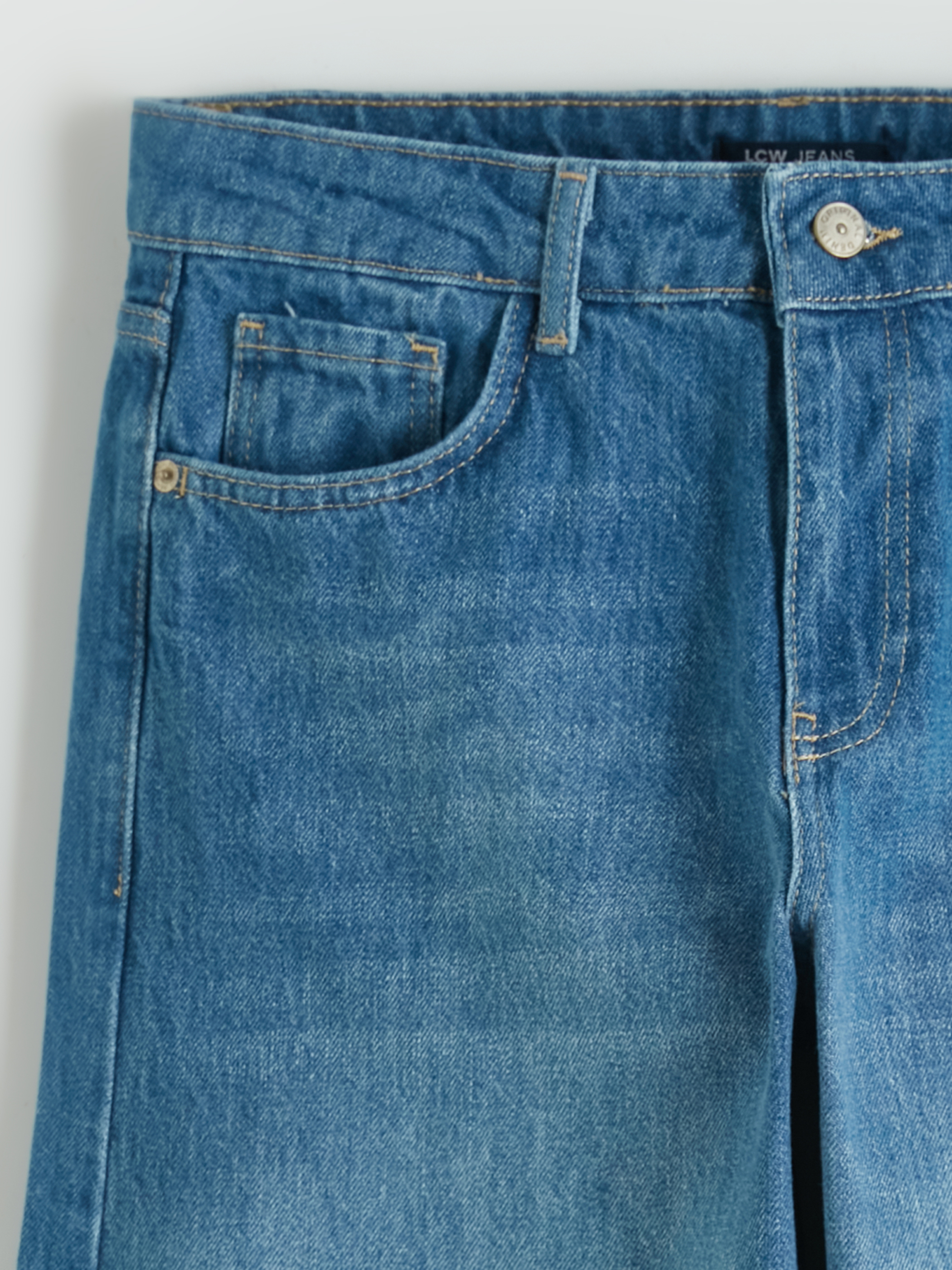 LCW Jeans Barrel Fit Kadın Jean Pantolon görsel 7