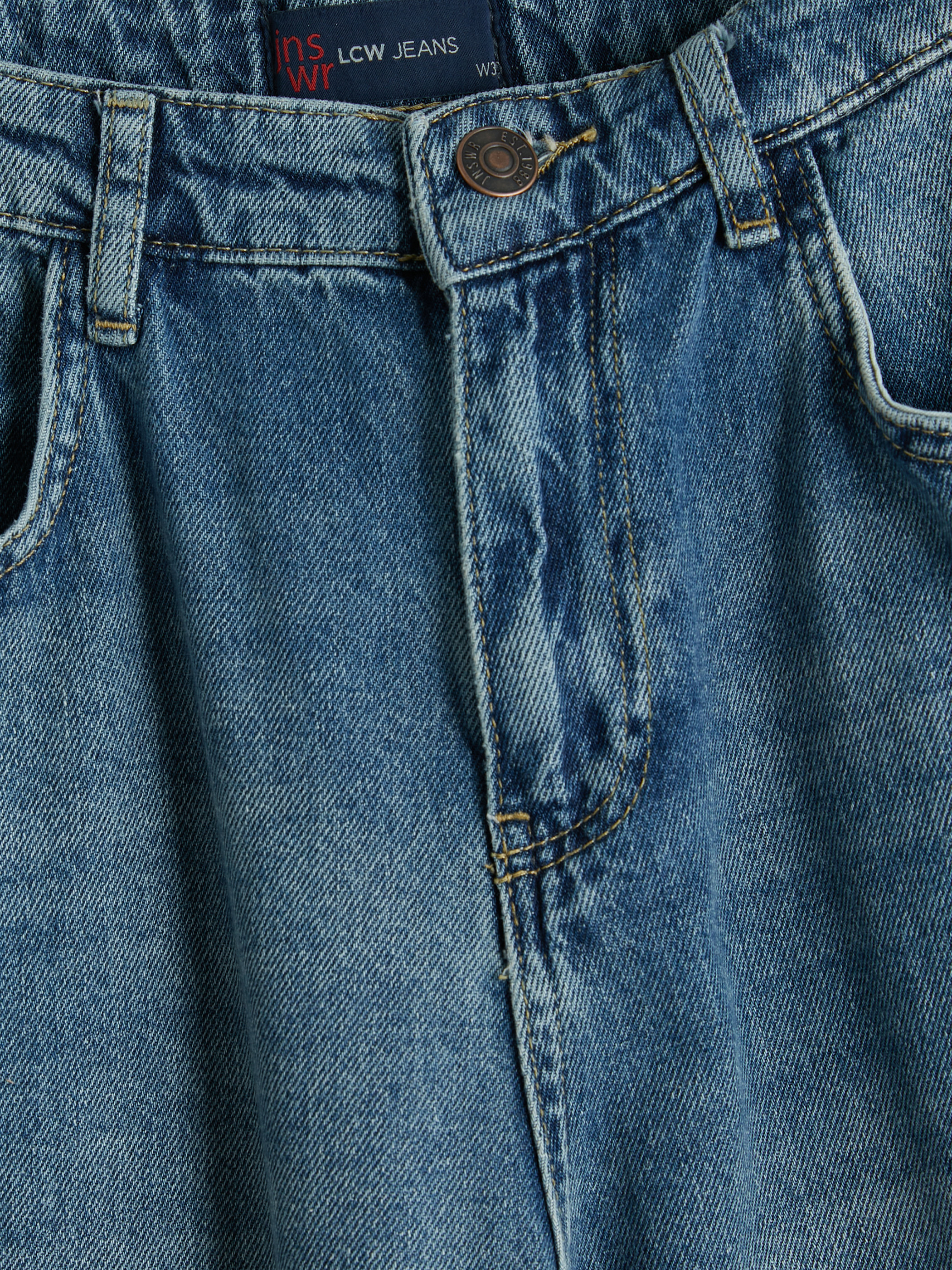 LCW Jeans 745 Baggy Fit Erkek Jean Pantolon görsel 8
