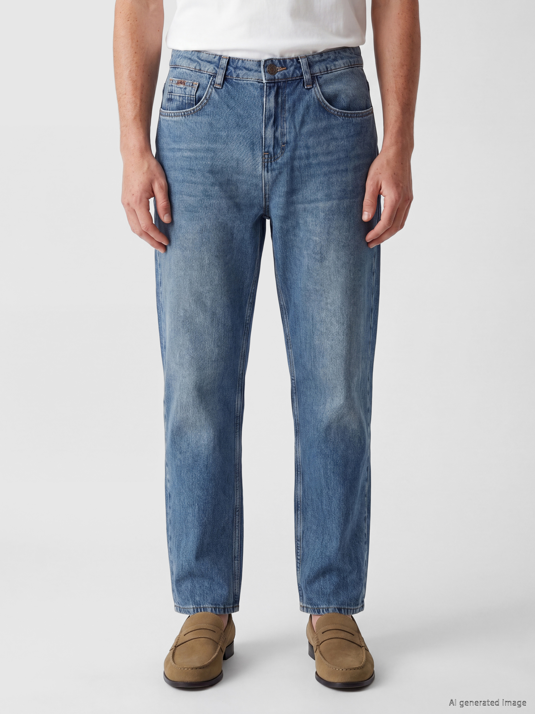 LCW Jeans 745 Baggy Fit Erkek Jean Pantolon görsel 3