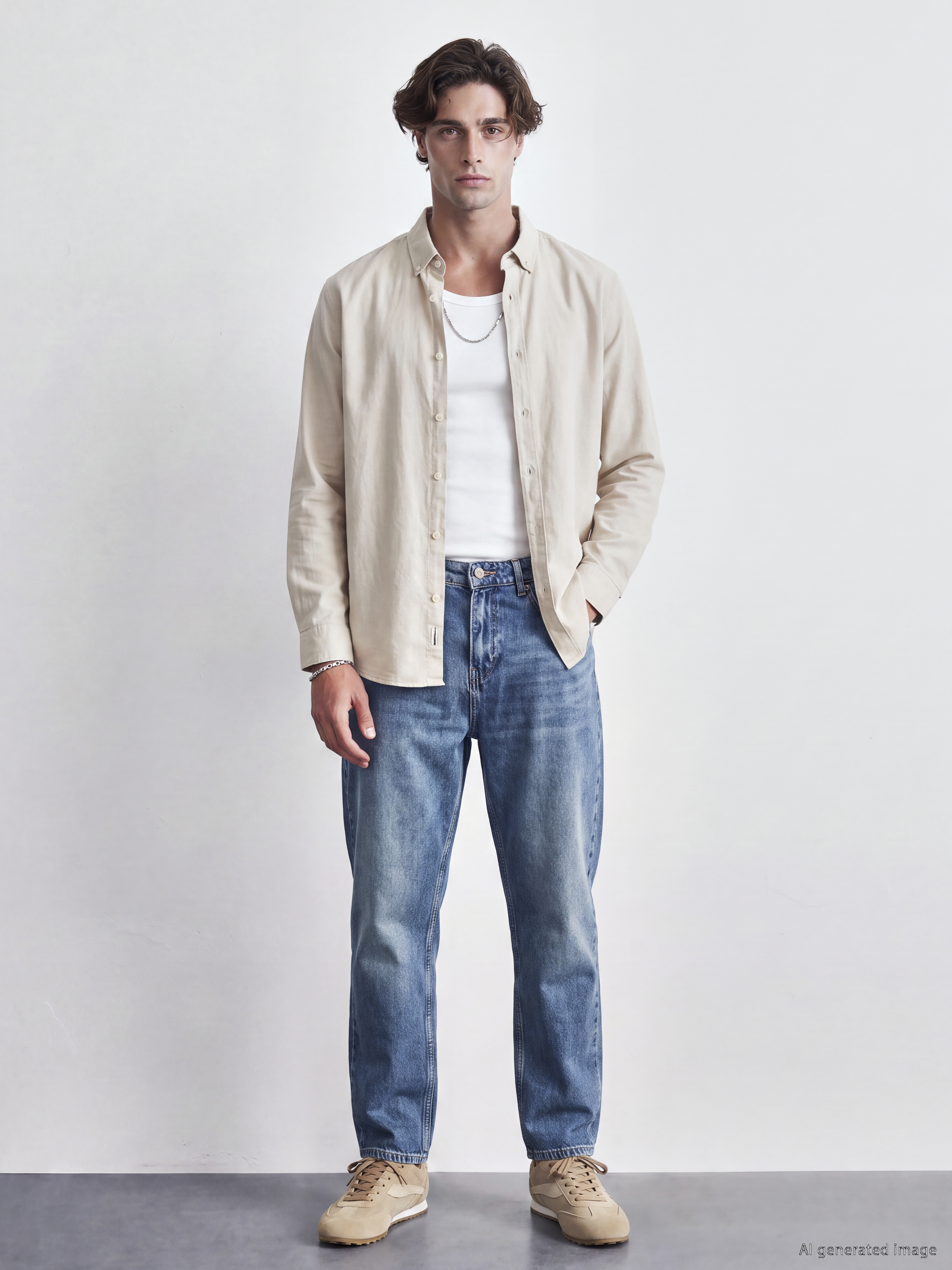 LCW Jeans 745 Baggy Fit Erkek Jean Pantolon görsel 2