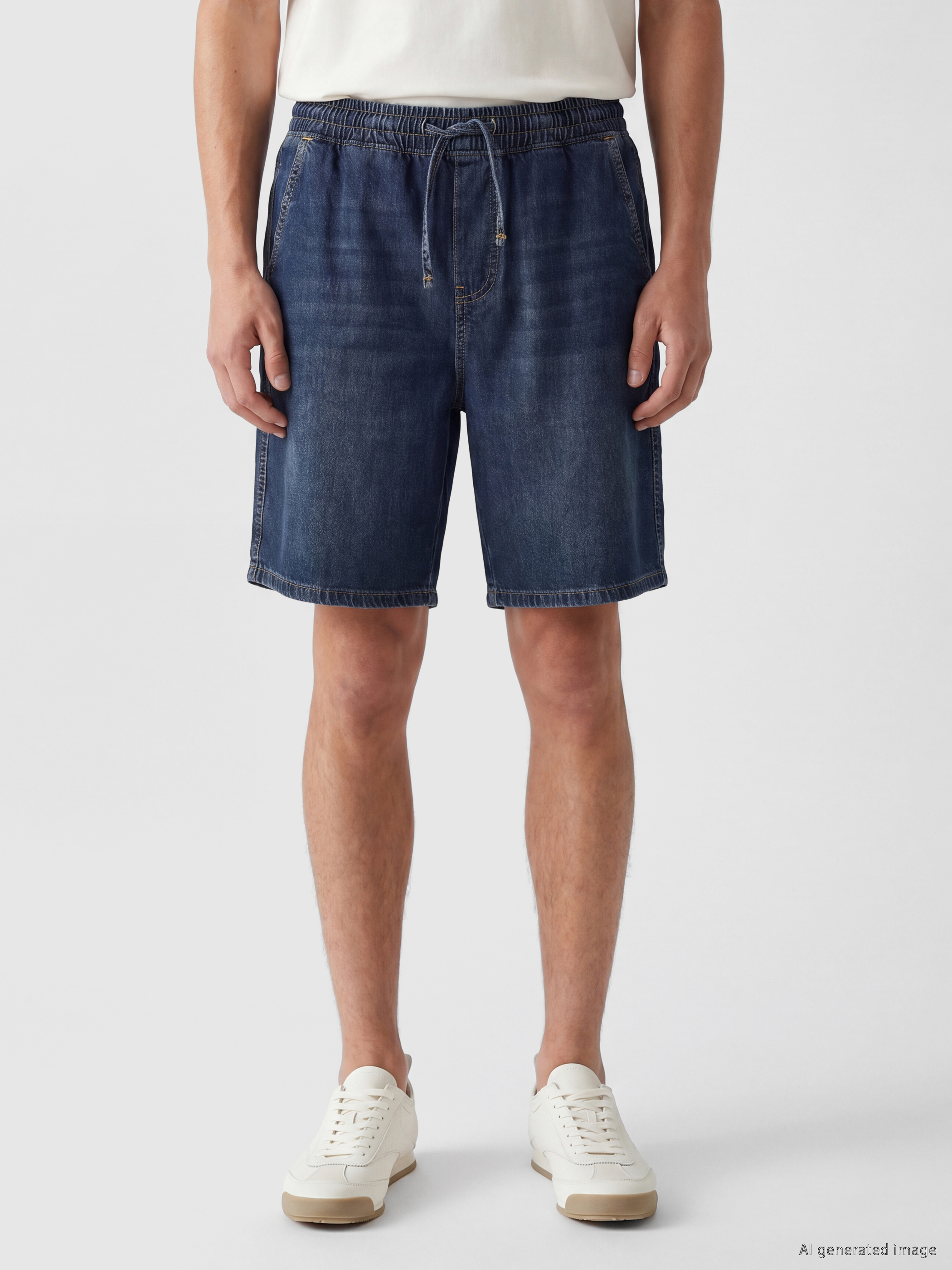 LCW Jeans Loose Fit Erkek Jean Şort görsel 2