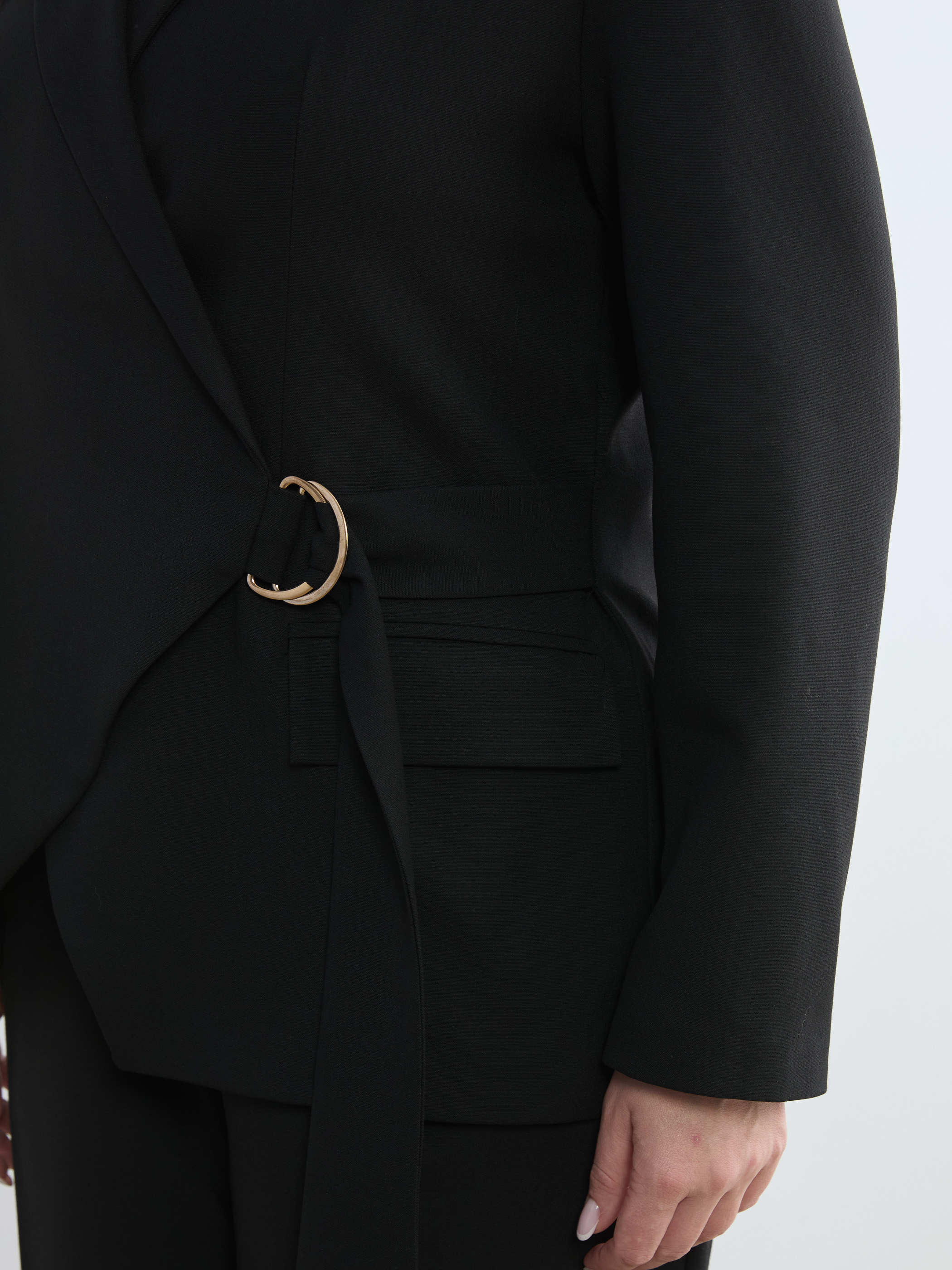Soulife Kruvaze Yaka Kadın Blazer Ceket görsel 7
