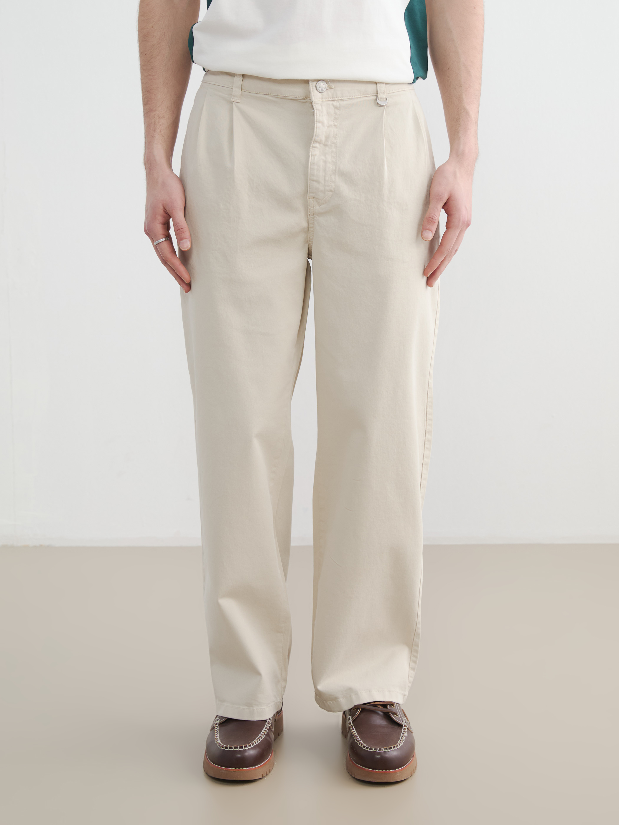 XSIDE Rahat Kalıp Gabardin Erkek Pantolon görsel 2