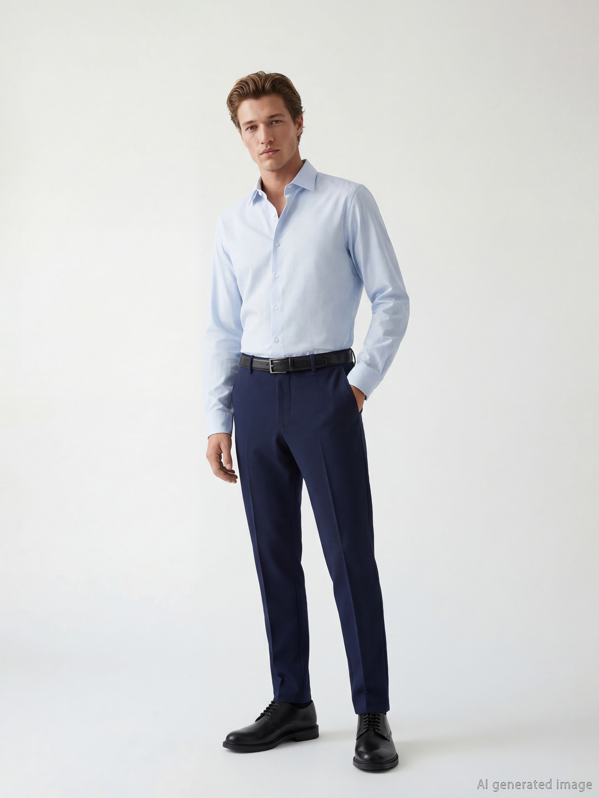 SOUTHBLUE Regular Fit Oxford Erkek Gömlek görsel 2