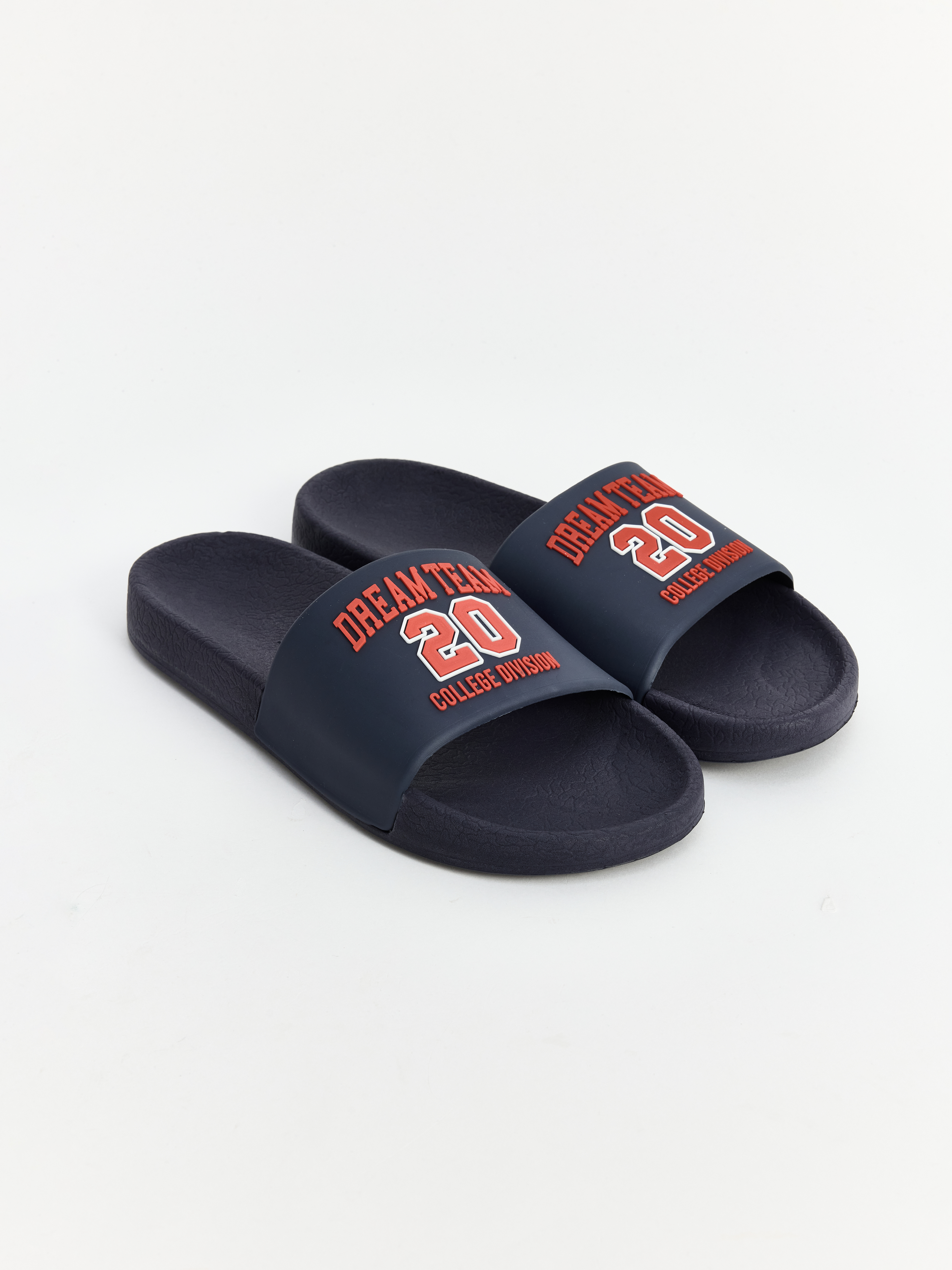 LCW STEPS Erkek Slogan Baskılı Bantlı Terlik