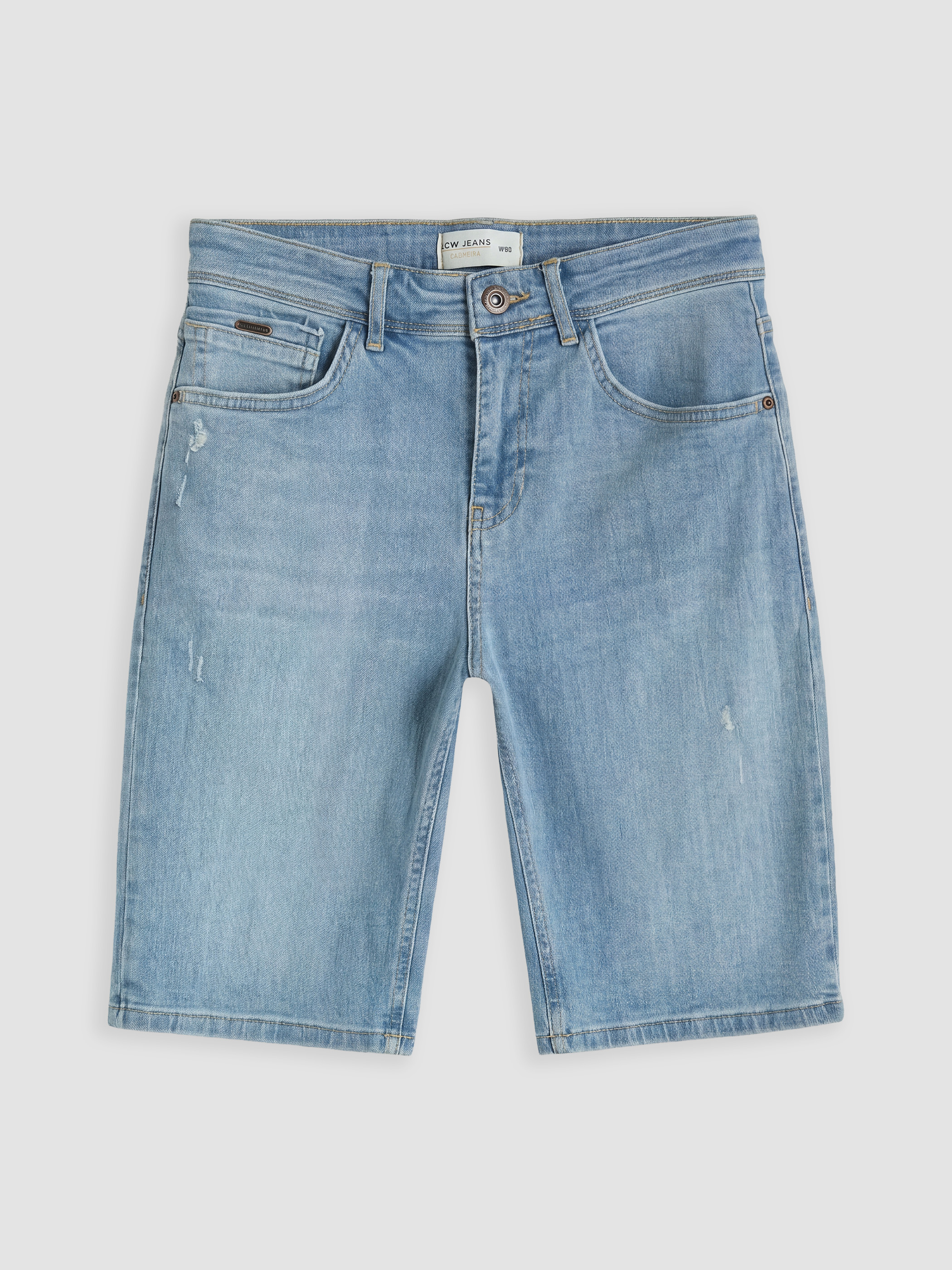 LCW Jeans Slim Fit Erkek Jean Şort görsel 5