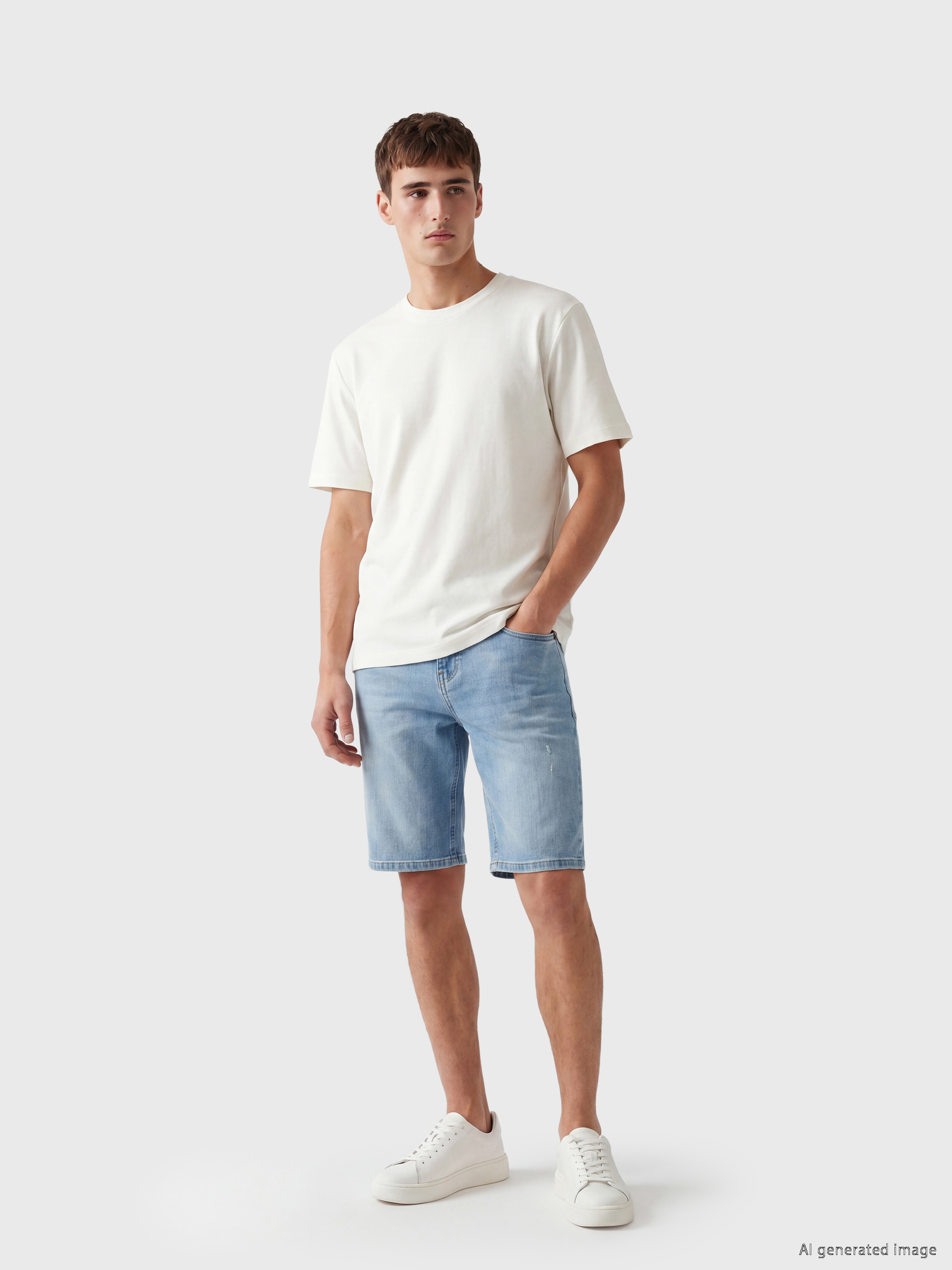 LCW Jeans Slim Fit Erkek Jean Şort