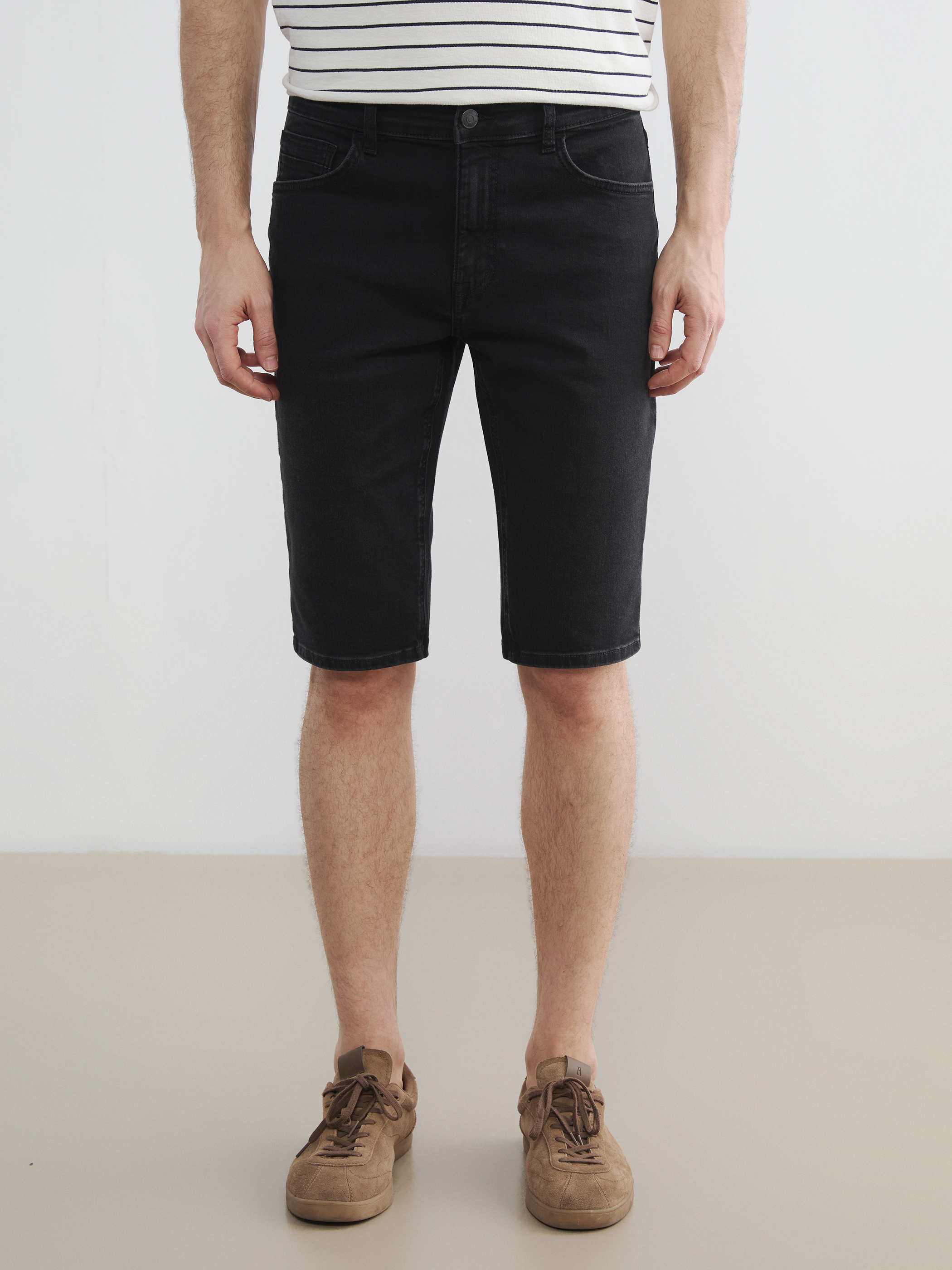 LCW Jeans Süper Skinny Fit Erkek Jean Şort görsel 2