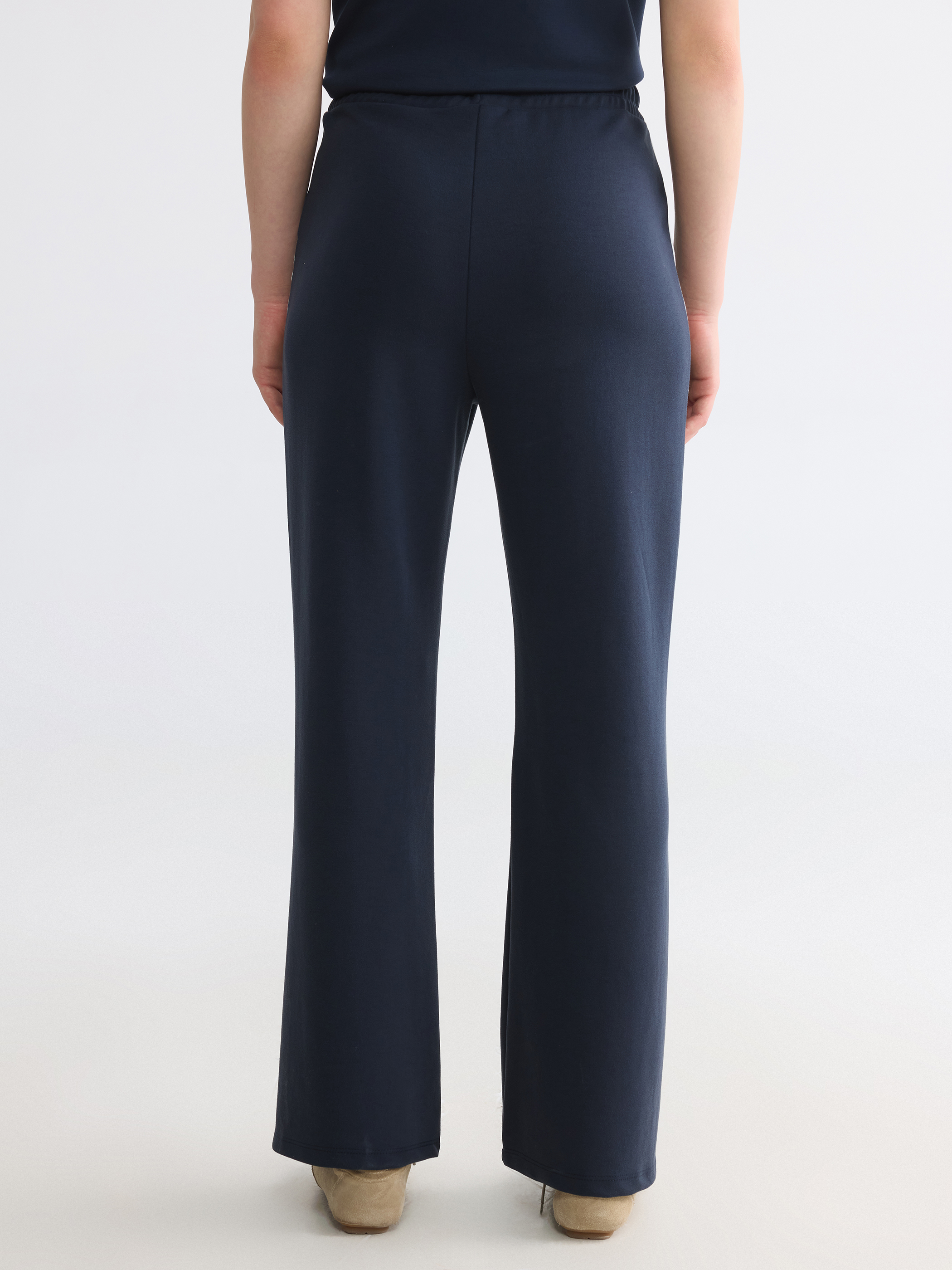 LCW Comfort Beli Lastikli Geniş Paça Kadın Eşofman Altı görsel 5
