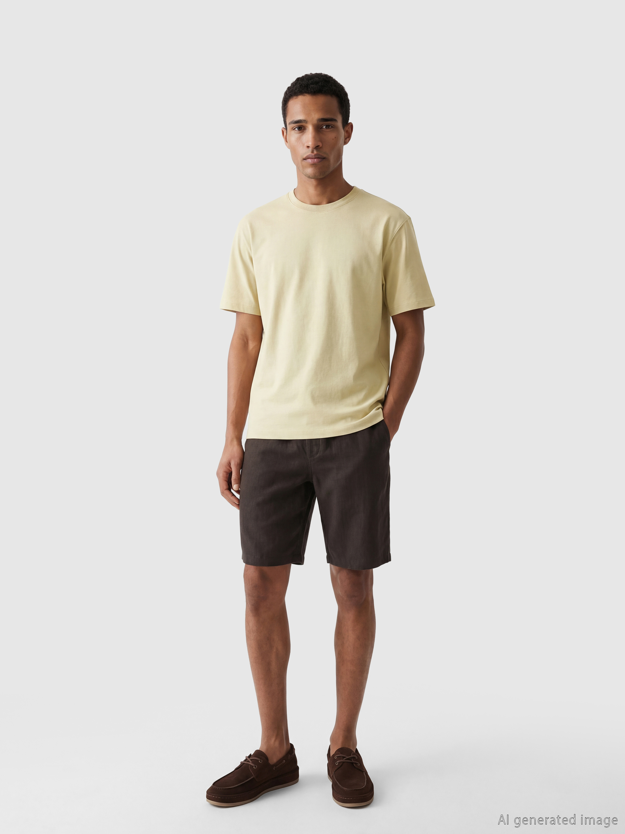 LCW Vision Regular Fit Kalın Kumaş Tişört /03 görsel 2