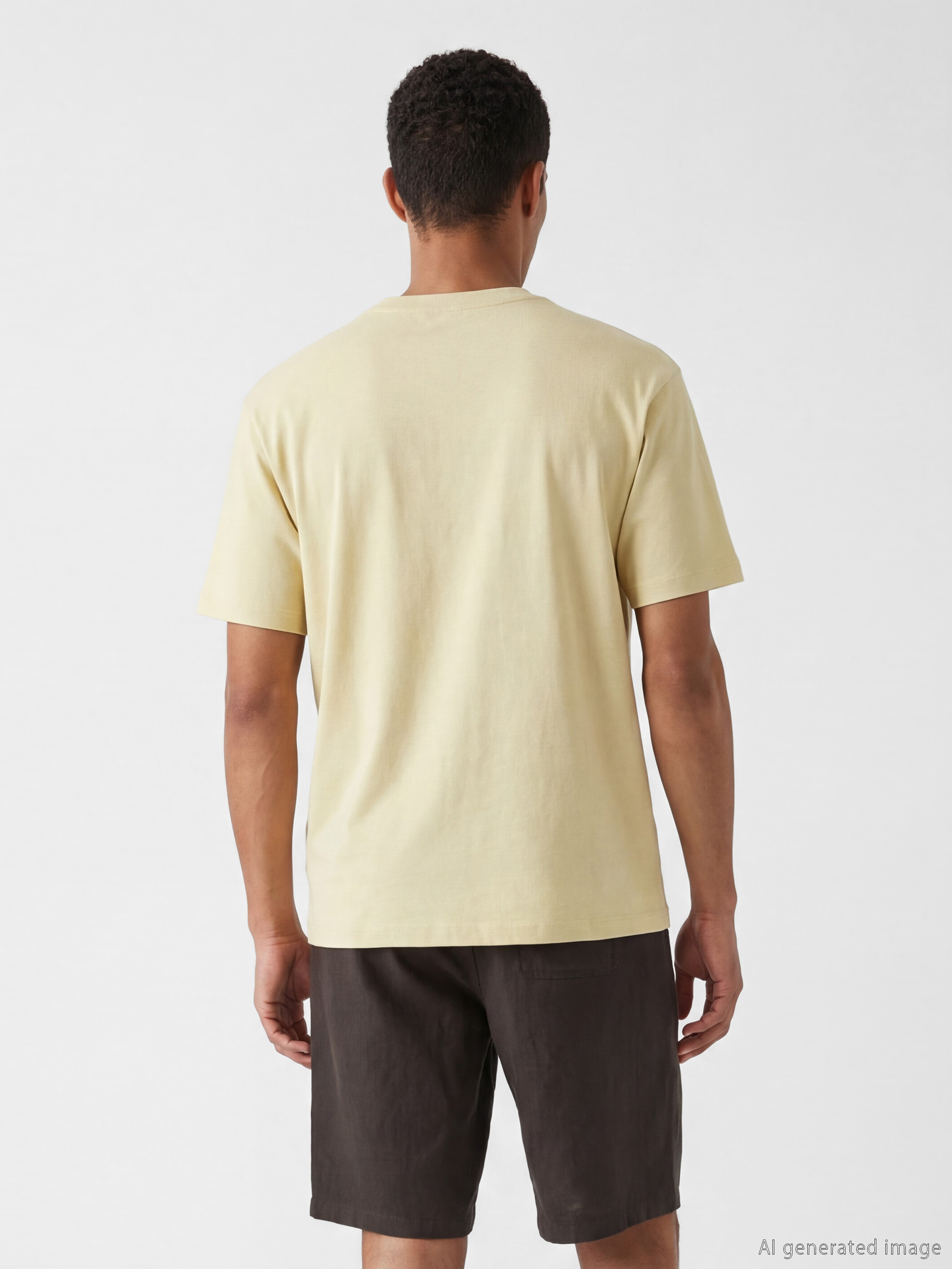 LCW Vision Regular Fit Kalın Kumaş Tişört /03 görsel 3