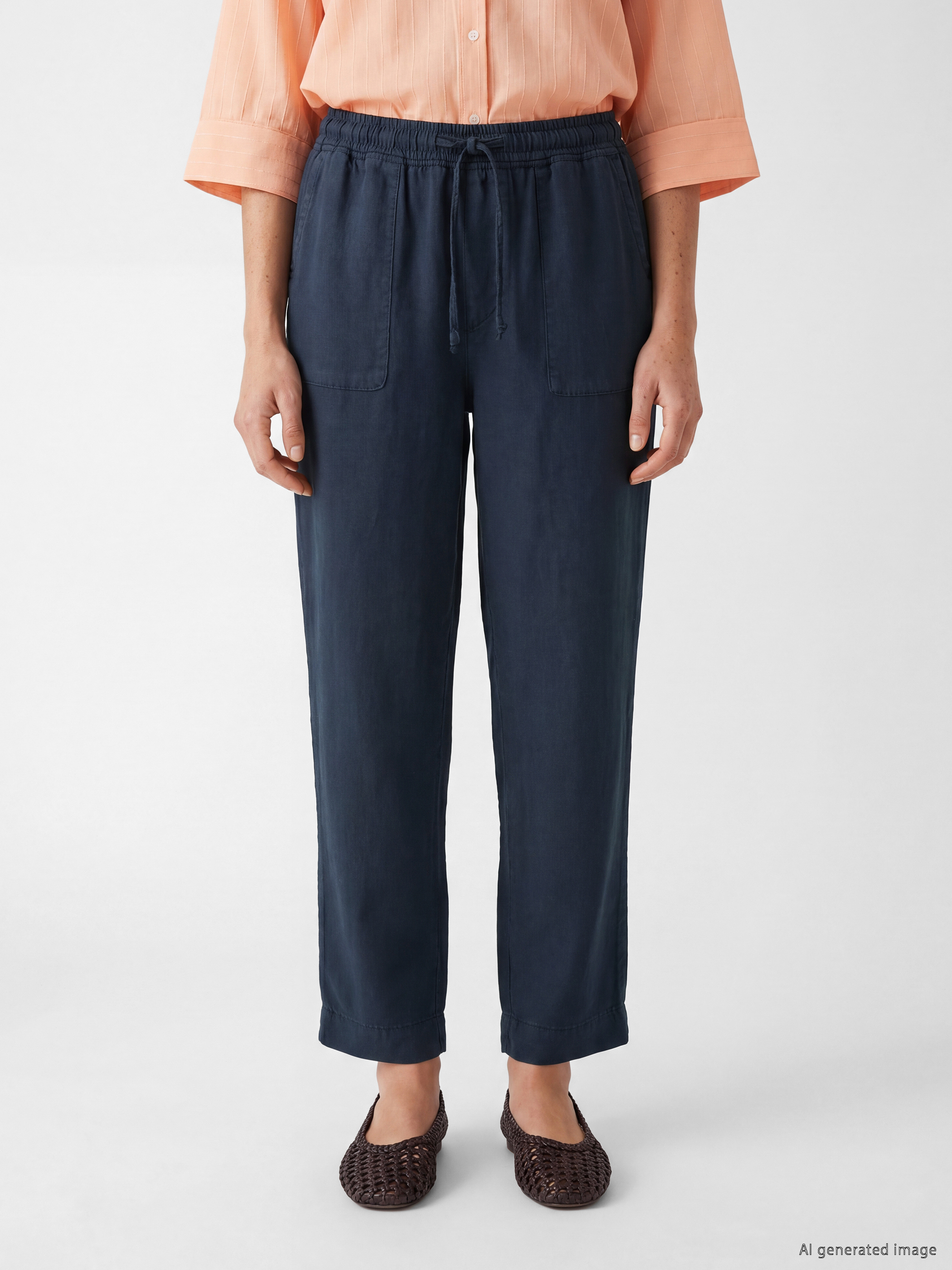 LCW Jeans Beli Lastikli Carrot Fit Kadın Jean Pantolon görsel 2