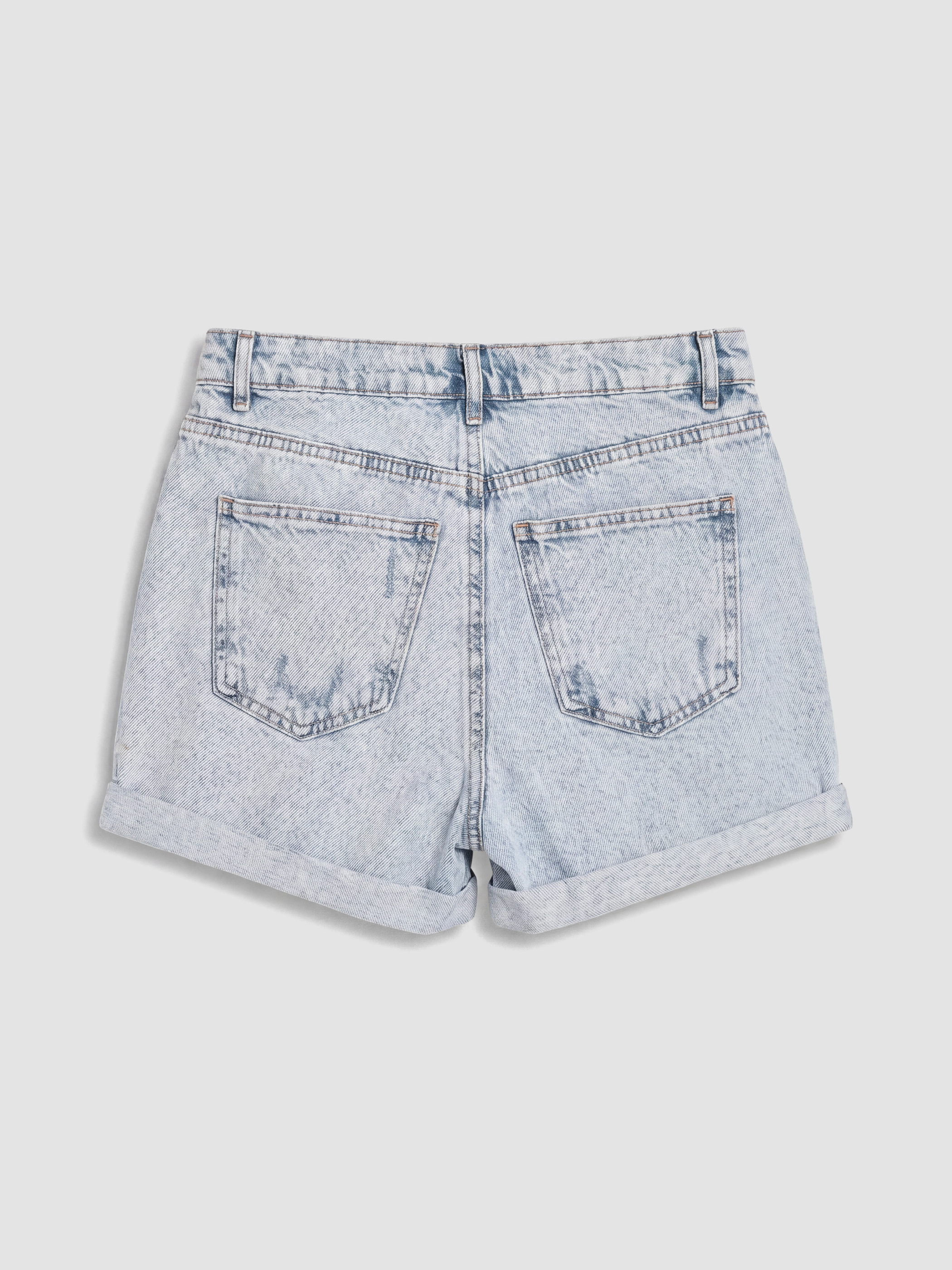 LCW Jeans Yırtık Detaylı Kadın Jean Şort görsel 7