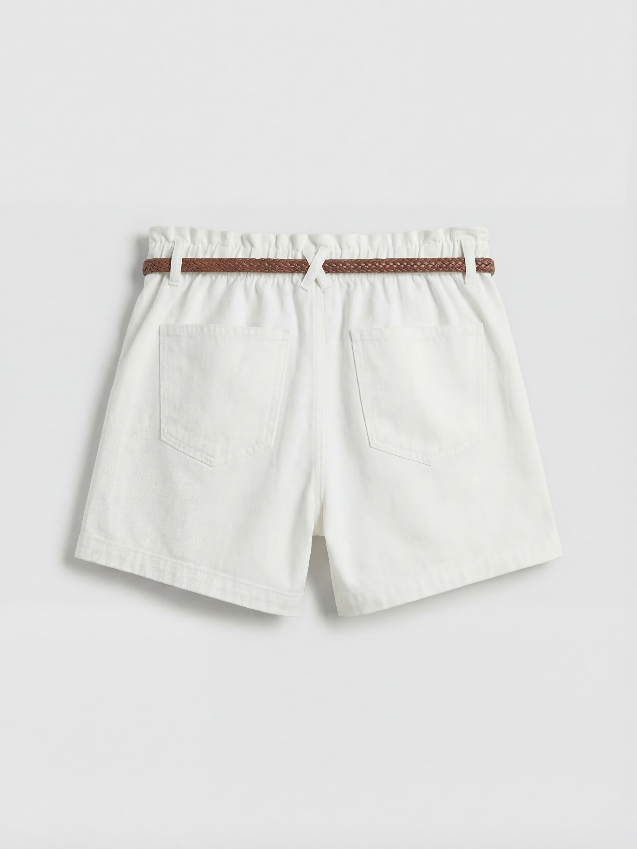 LCW Jeans Beli Kemerli Kadın Jean Şort görsel 6