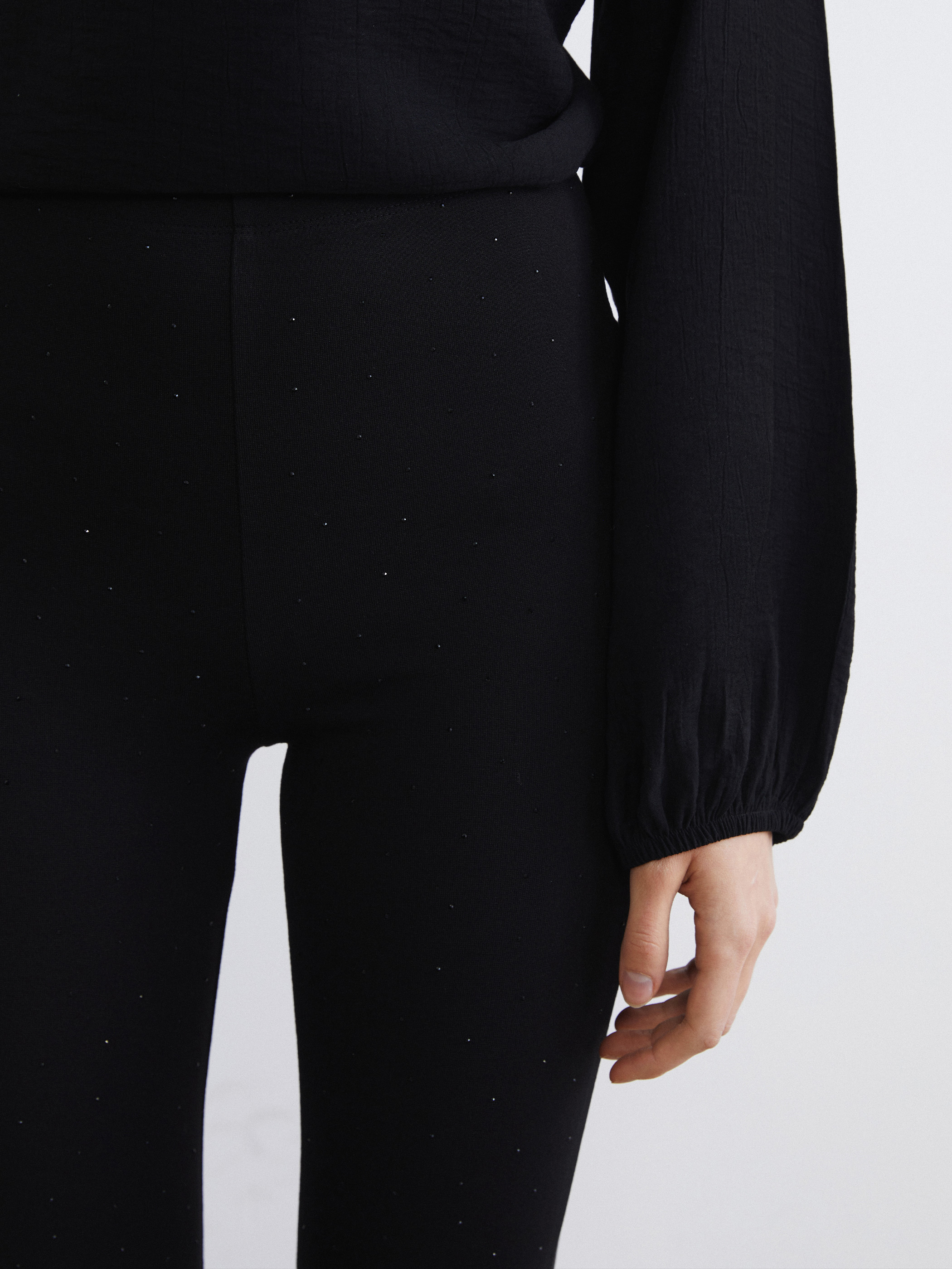 LCWAIKIKI Basic Yüksek Bel Kadın Tayt görsel 4