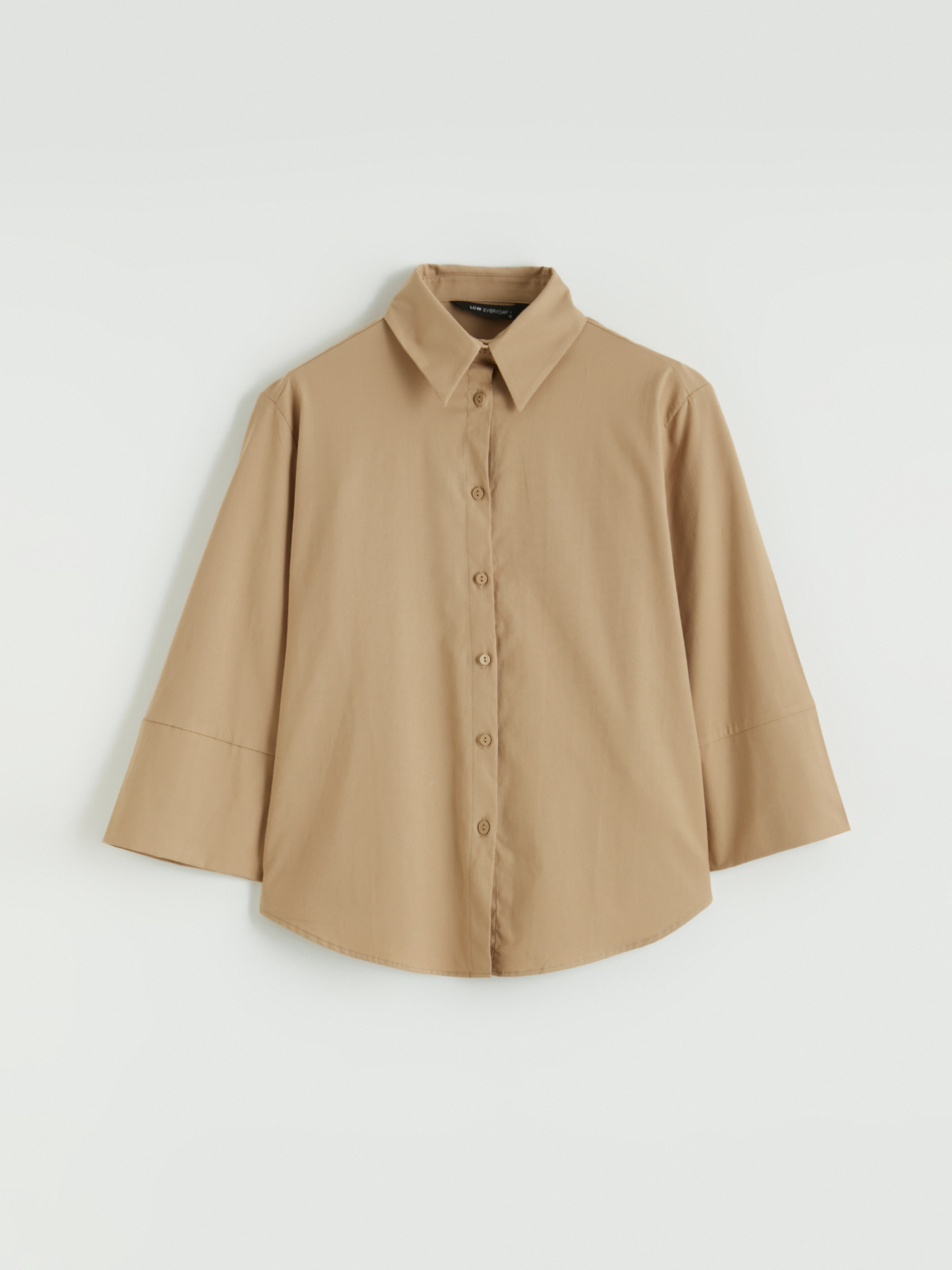 LCW EVERYDAY Poplin Kadın Gömlek görsel 5
