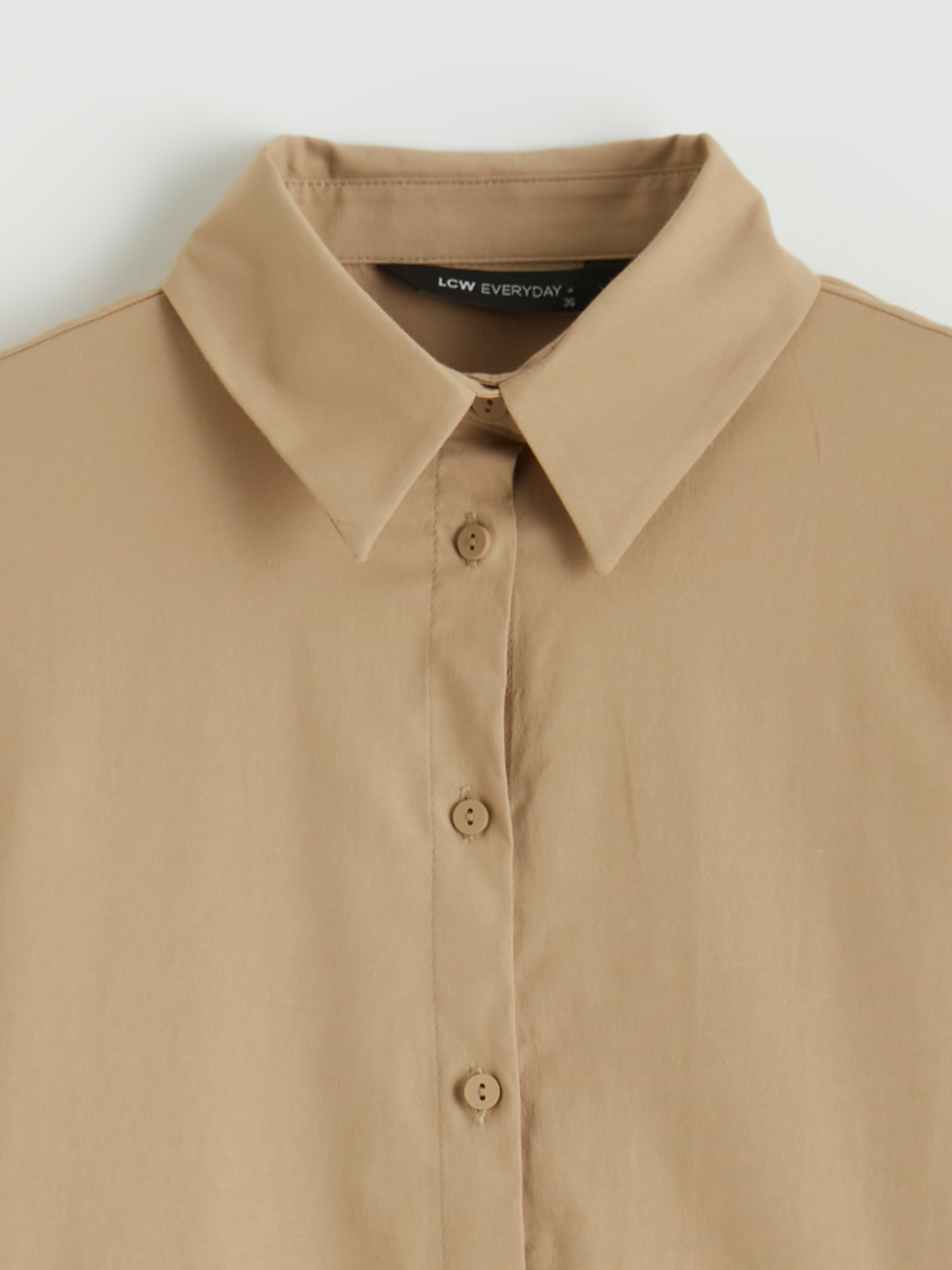 LCW EVERYDAY Poplin Kadın Gömlek görsel 6