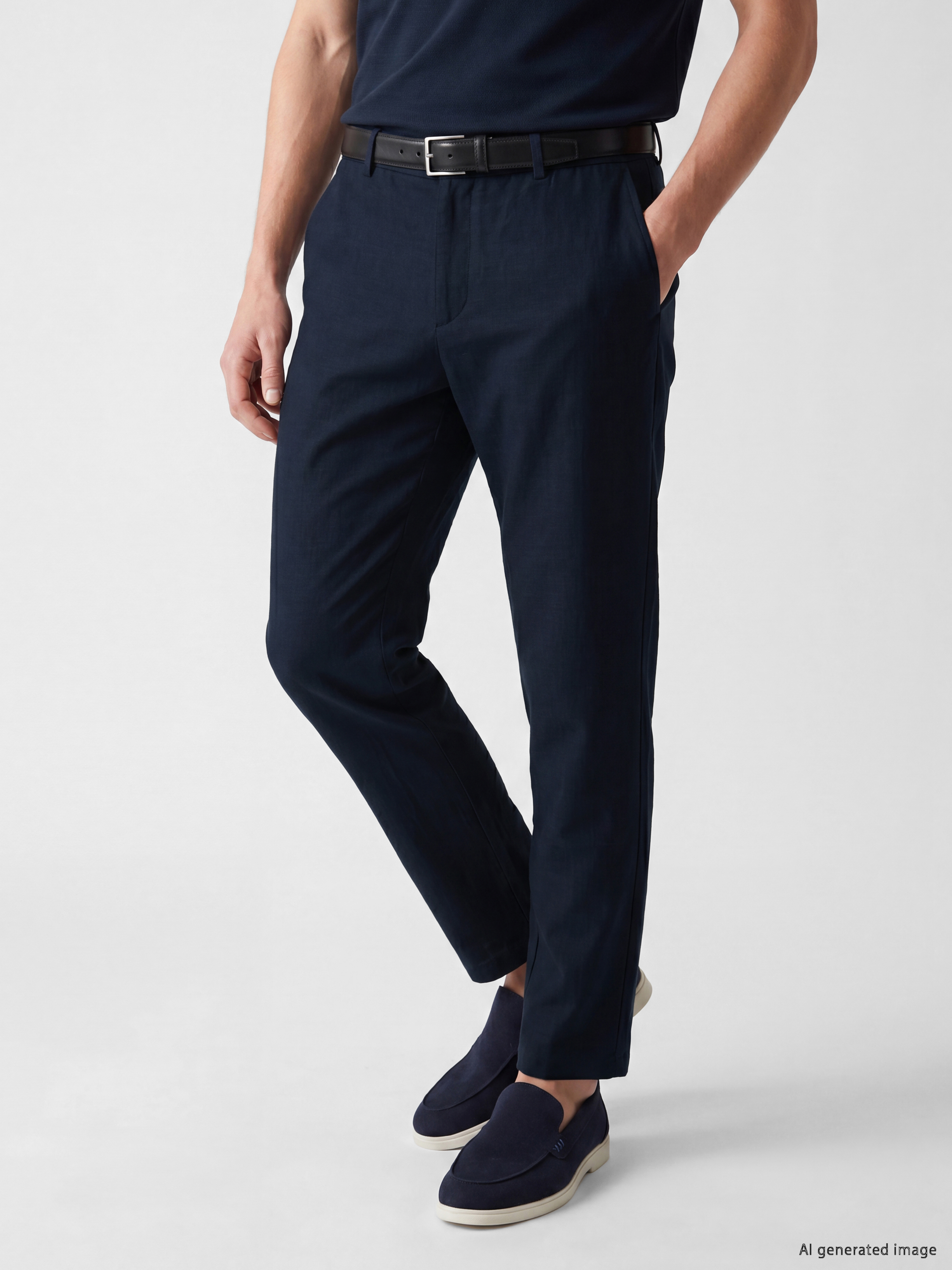SOUTHBLUE Regular Fit Dokulu Erkek Pantolon görsel 2