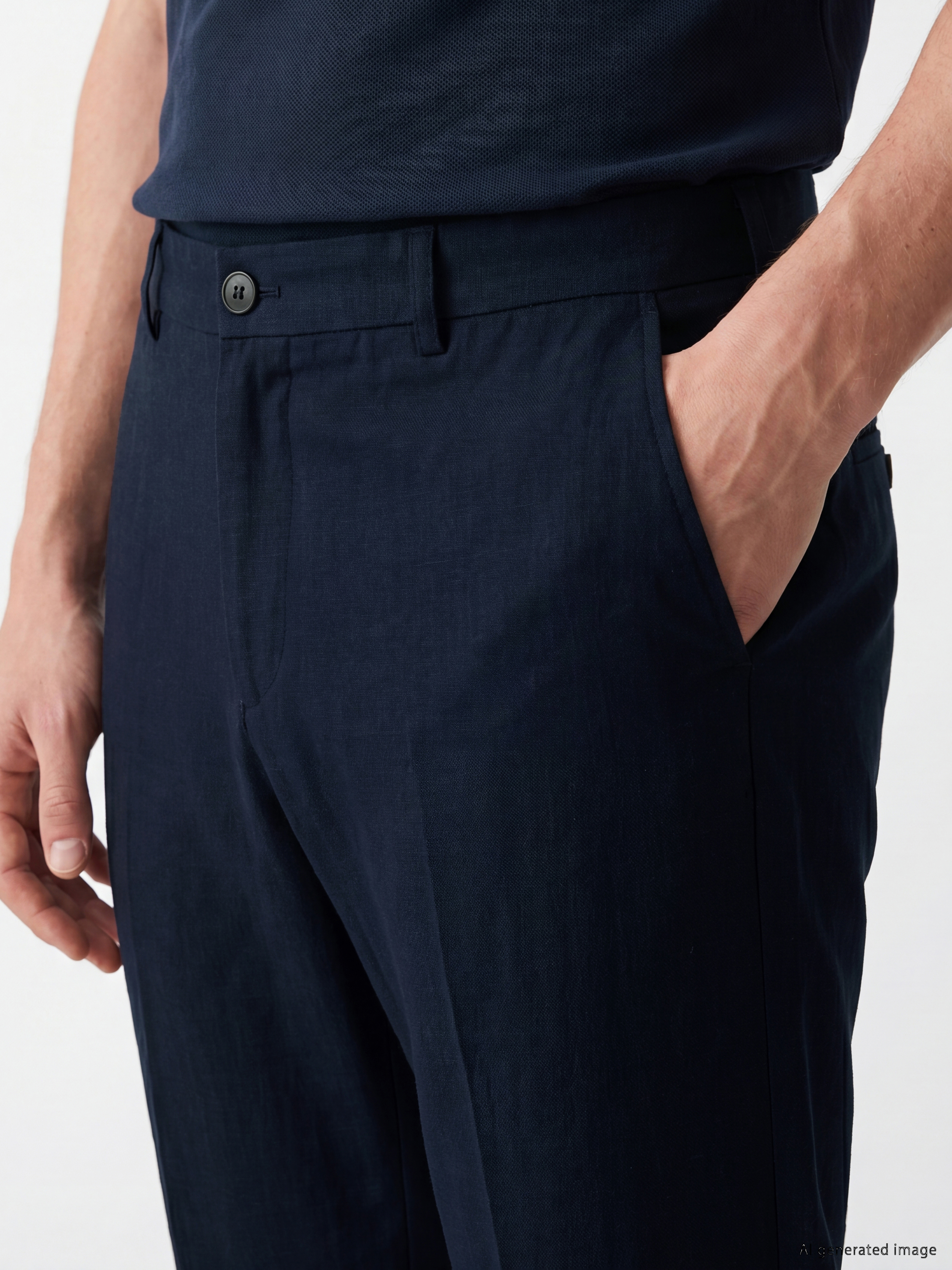 SOUTHBLUE Regular Fit Dokulu Erkek Pantolon görsel 3