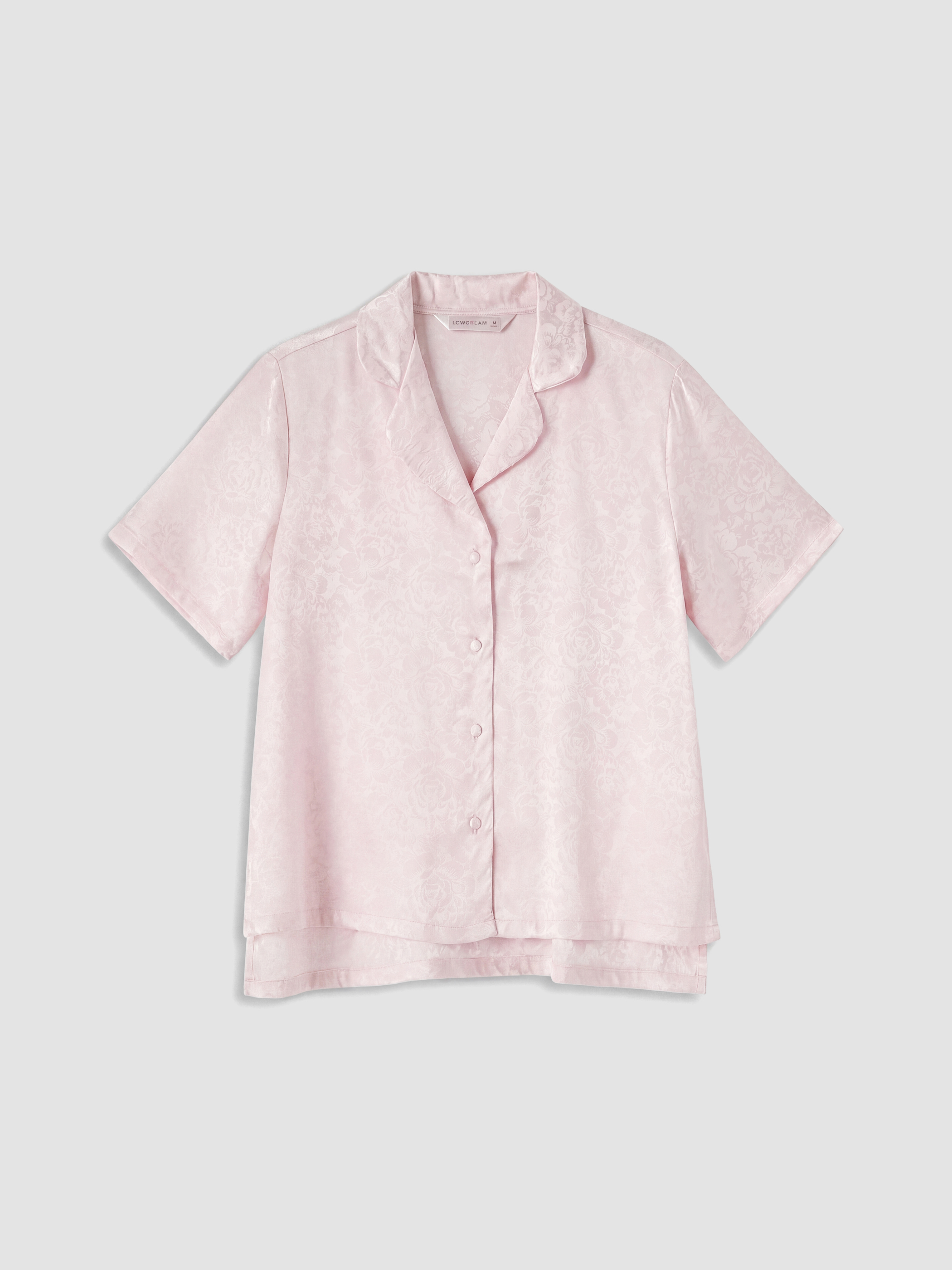 LCW DREAM Gömlek Yaka Saten Kadın Pijama Takımı görsel 6