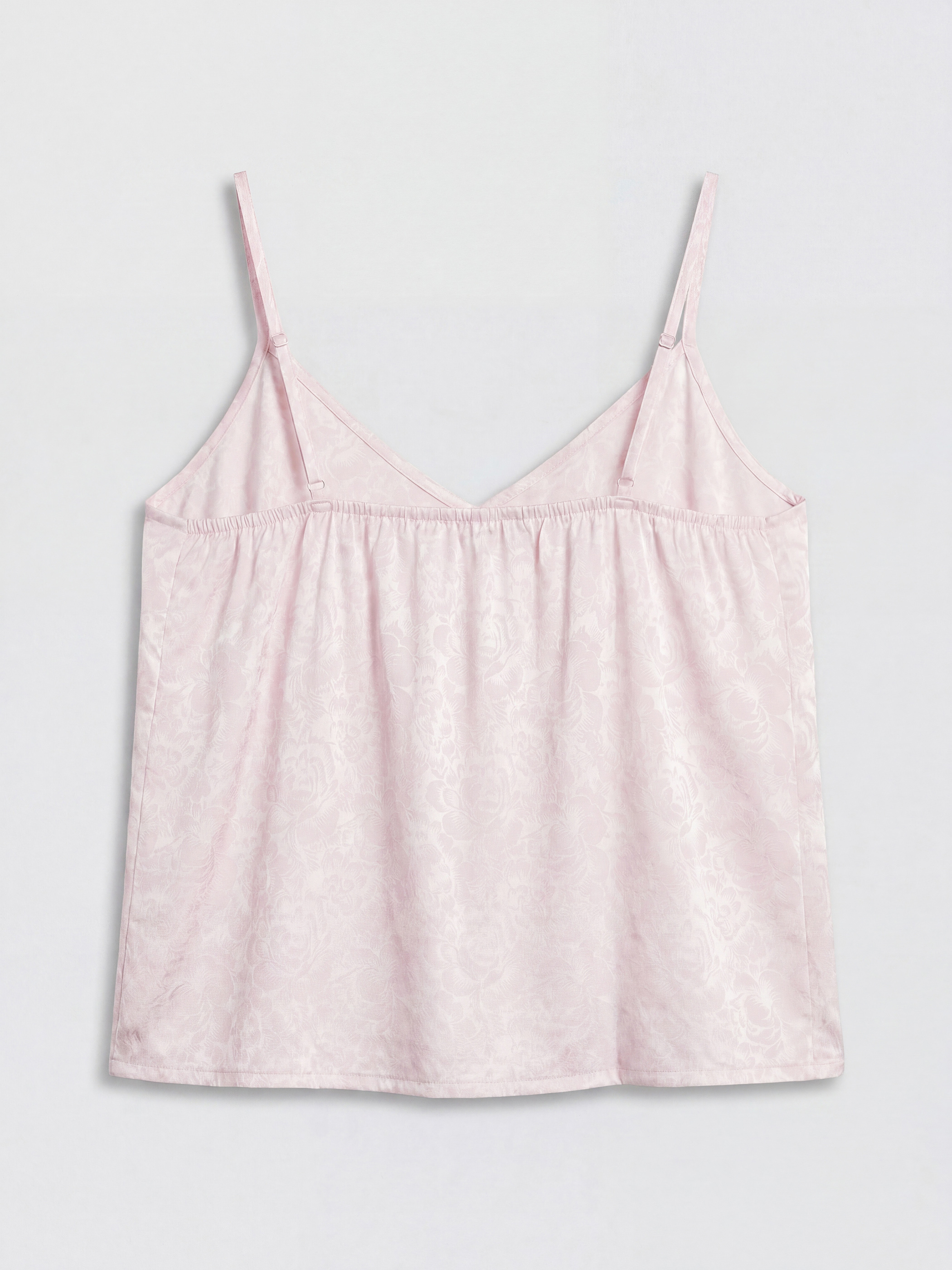 LCW DREAM İp Askılı Saten Kadın Şortlu Pijama Takımı görsel 7