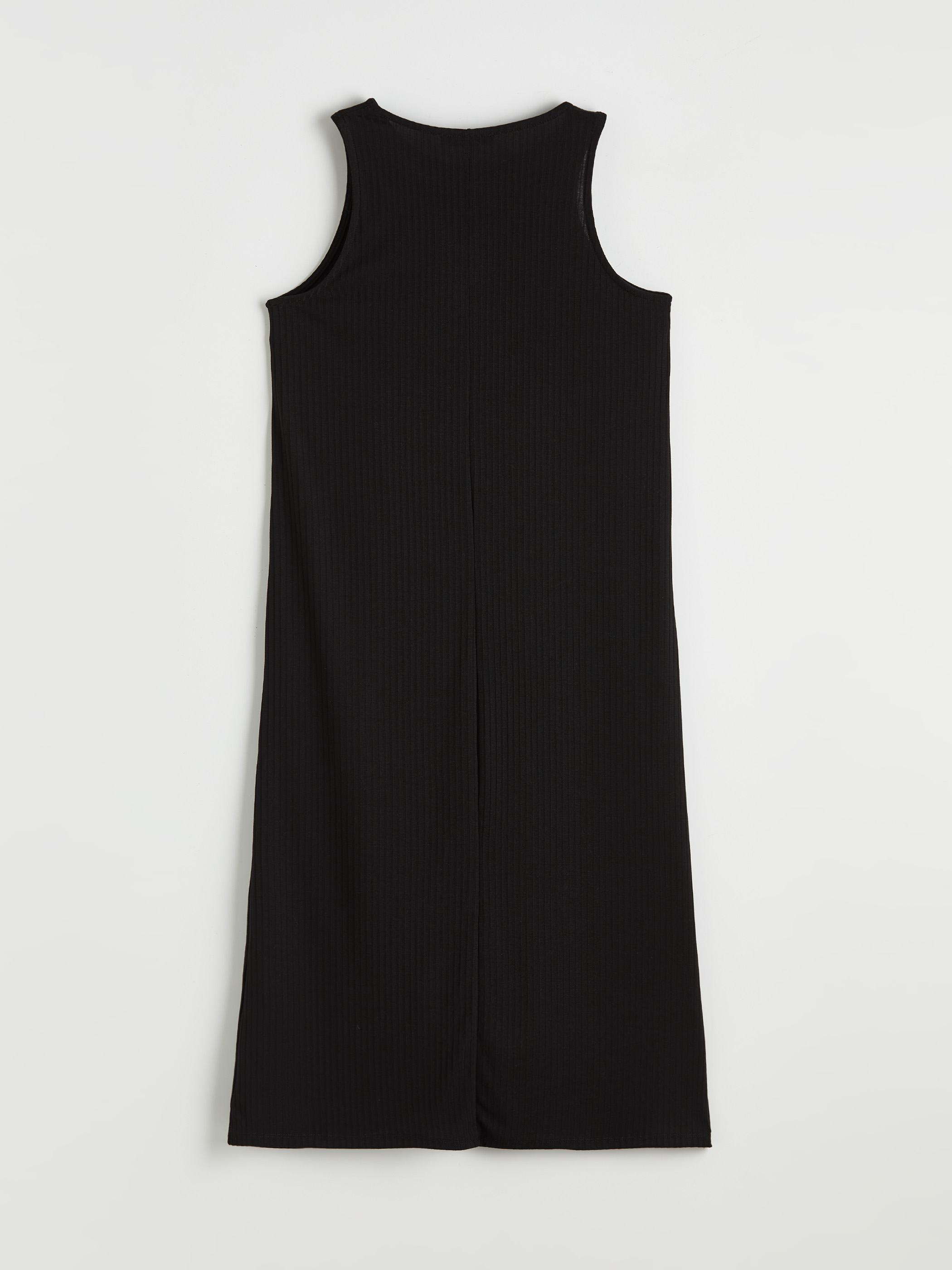 LCW Comfort Bisiklet Yaka Yırtmaçlı Bodycon Elbise görsel 6