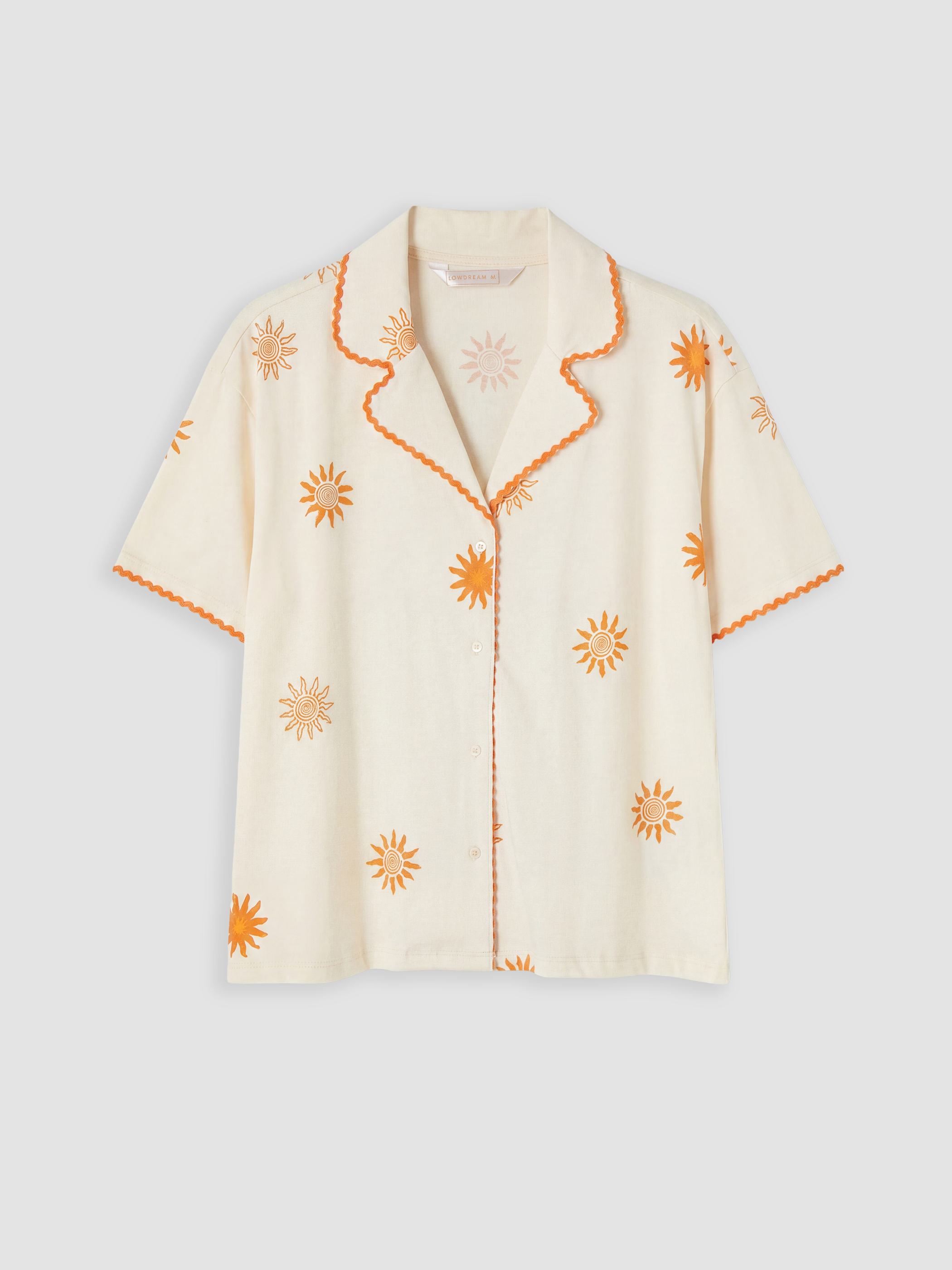 LCW DREAM Güneş Desenli Kadın Şortlu Pijama Takımı görsel 6