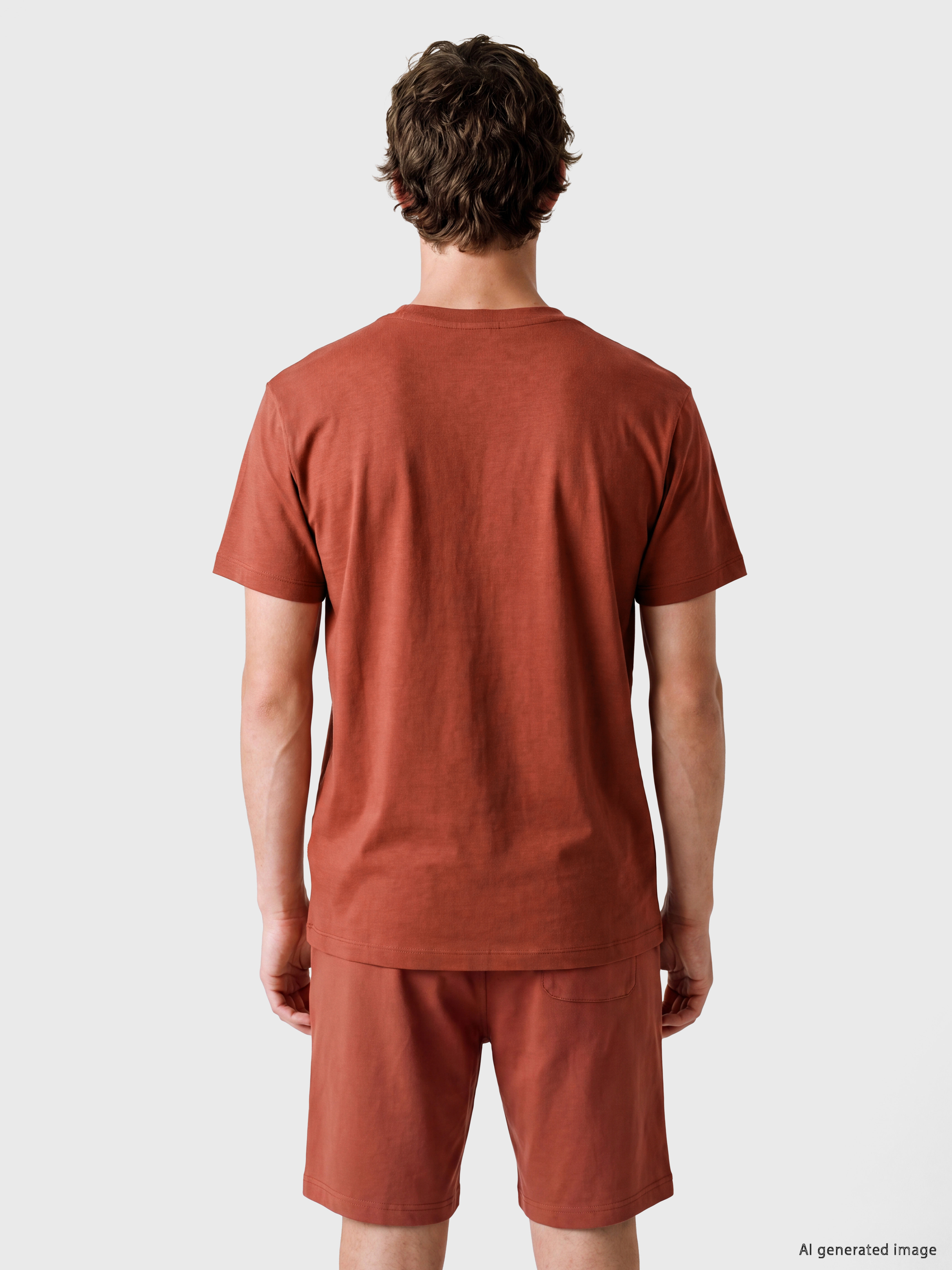 LC WAIKIKI Bisiklet Yaka Erkek Pijama Üst görsel 4