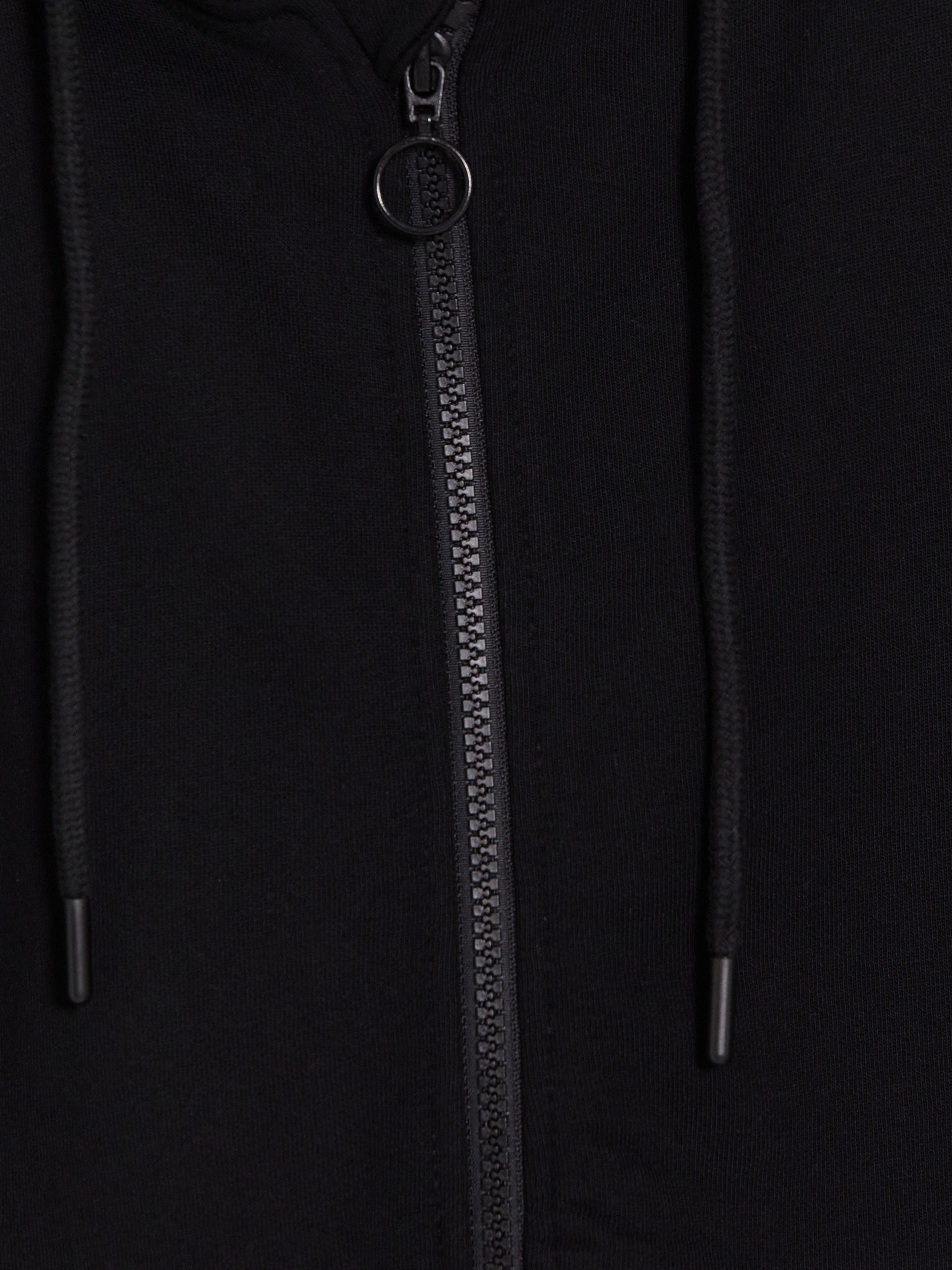 LCW Limitless Kolları Çıtçıtlı Kadın Oversize Kalın Fermuarlı Sweatshirt görsel 5