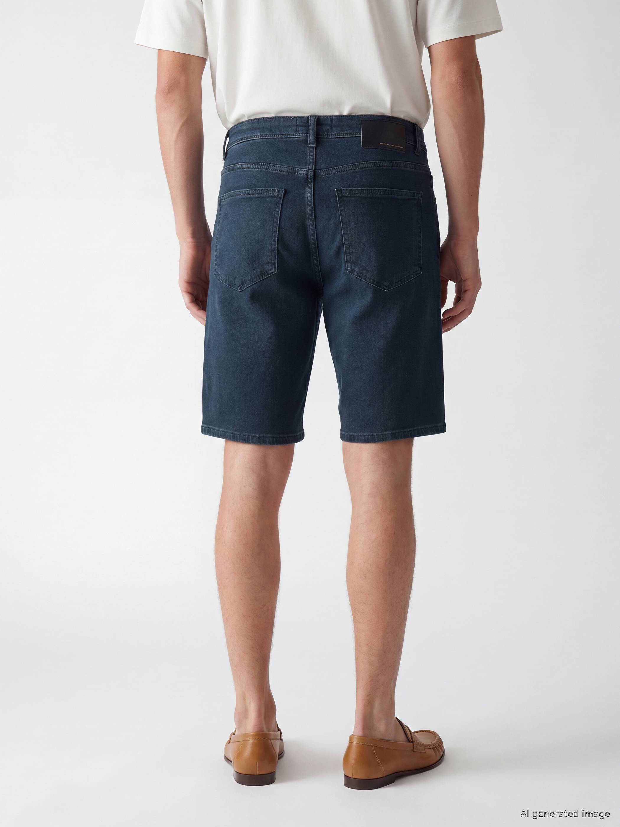 LCW Jeans Slim Fit Erkek Jean Şort görsel 4