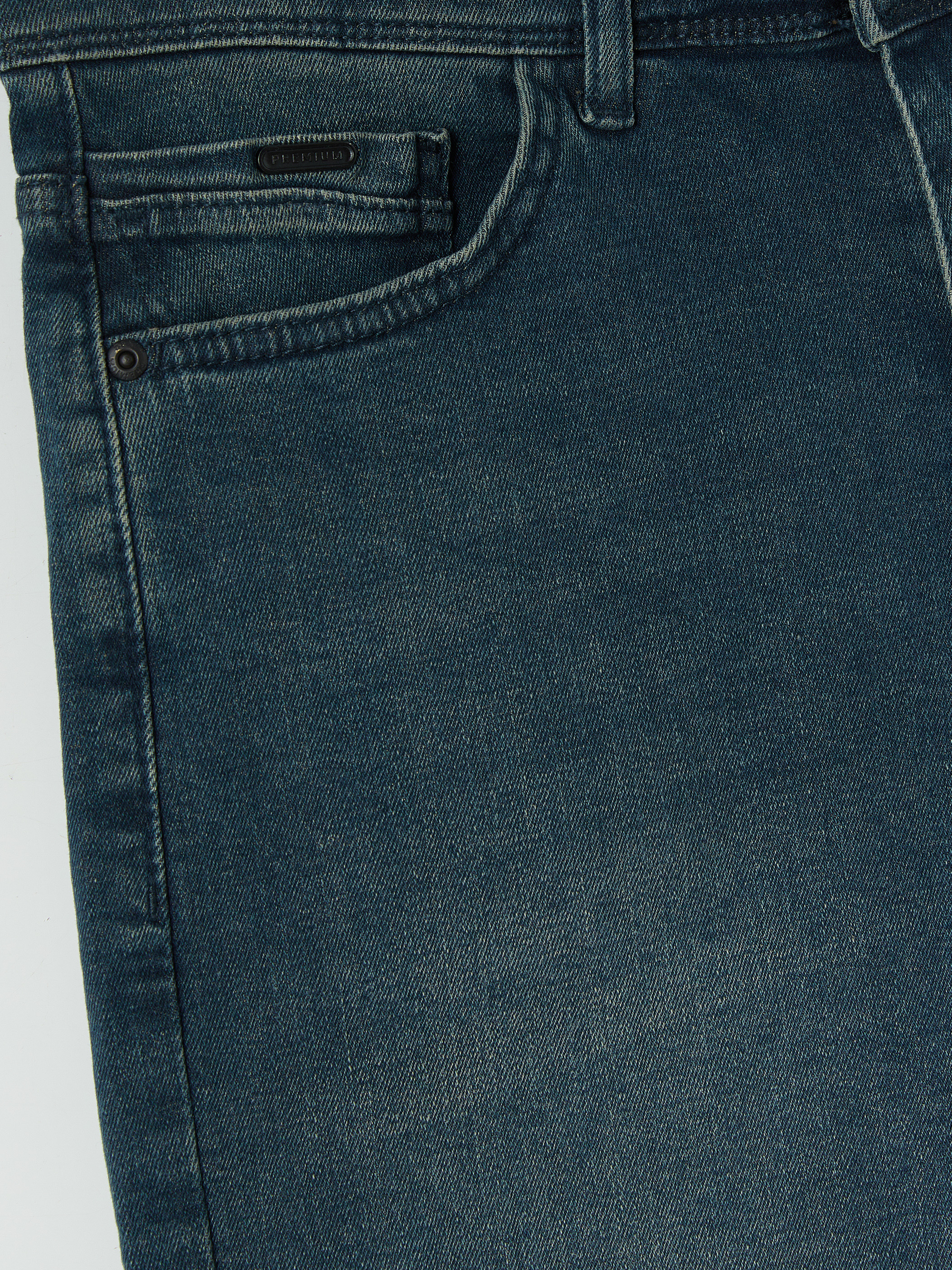LCW Jeans Slim Fit Erkek Jean Şort görsel 7