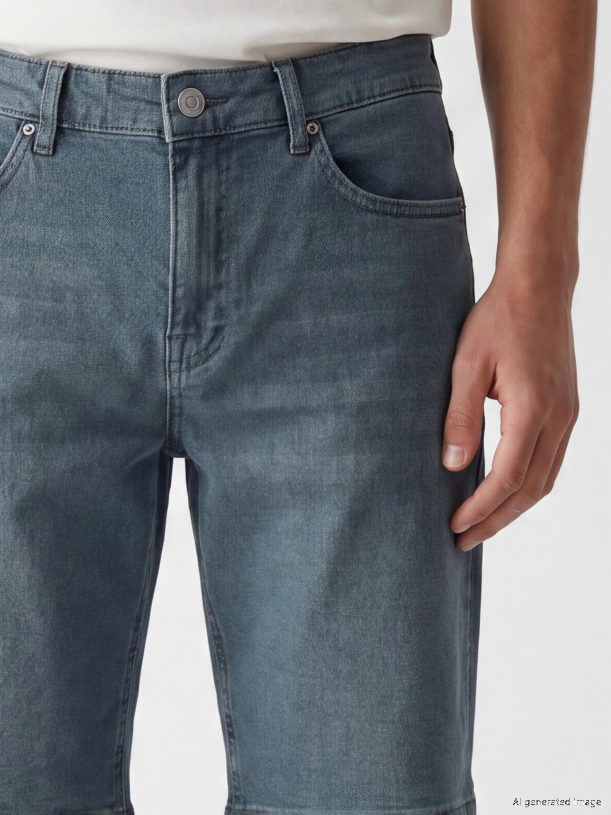LCW Jeans Regular Fit Erkek Jean Şort görsel 3