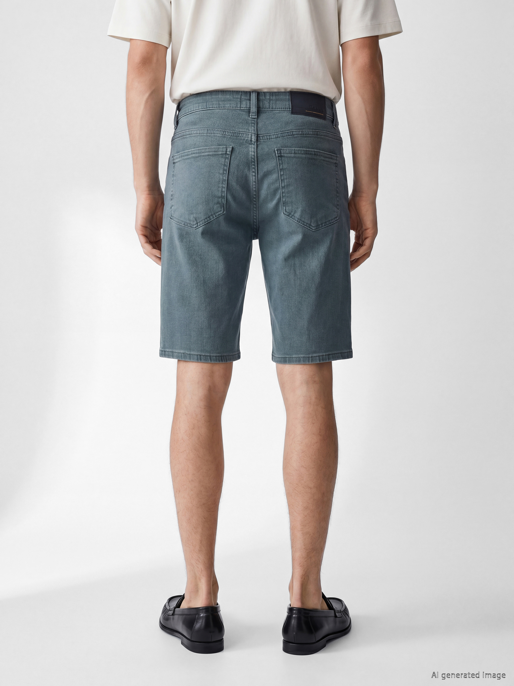 LCW Jeans Regular Fit Erkek Jean Şort görsel 4