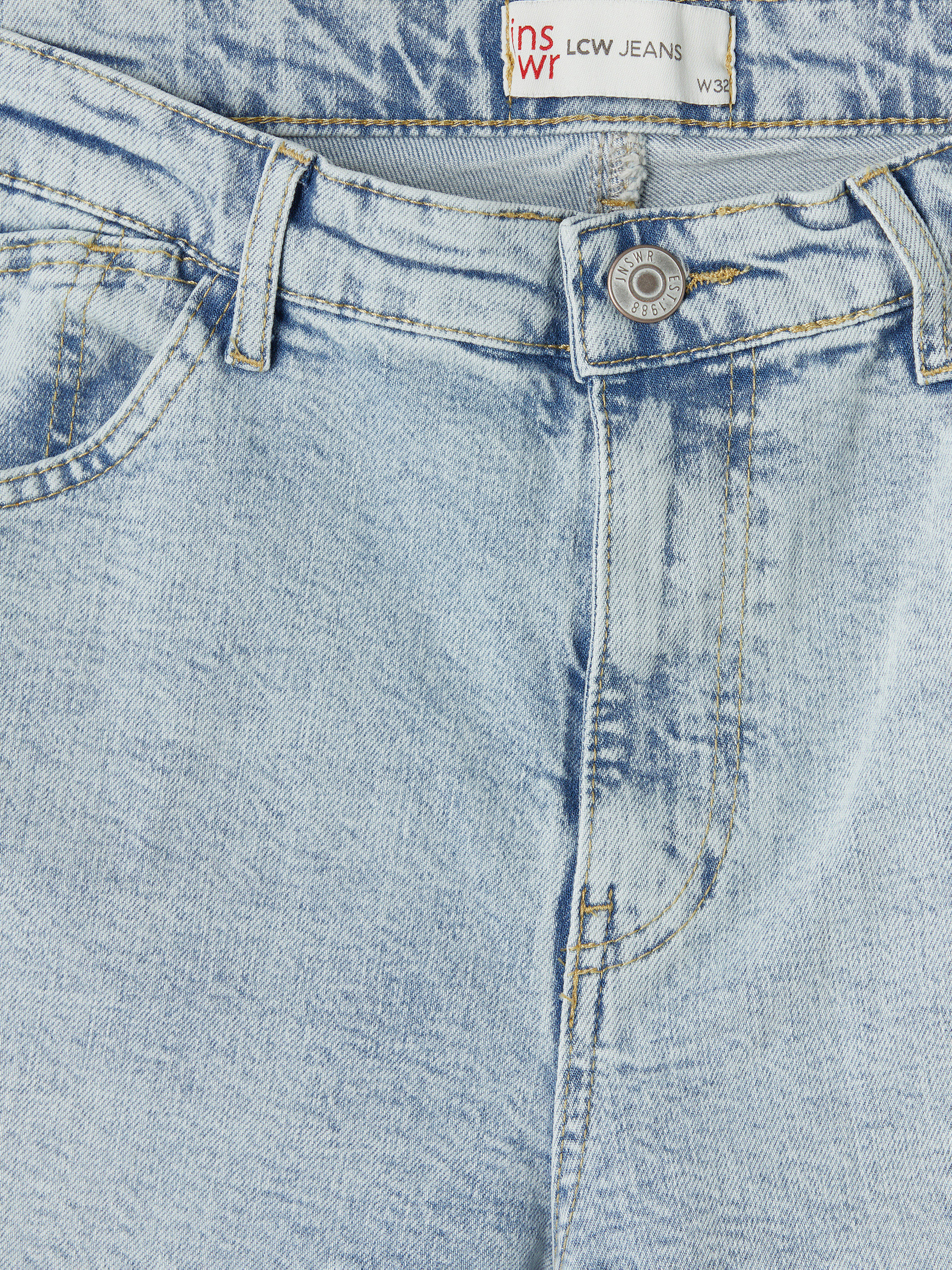 LCW Jeans Regular Fit Erkek Jean Şort görsel 6