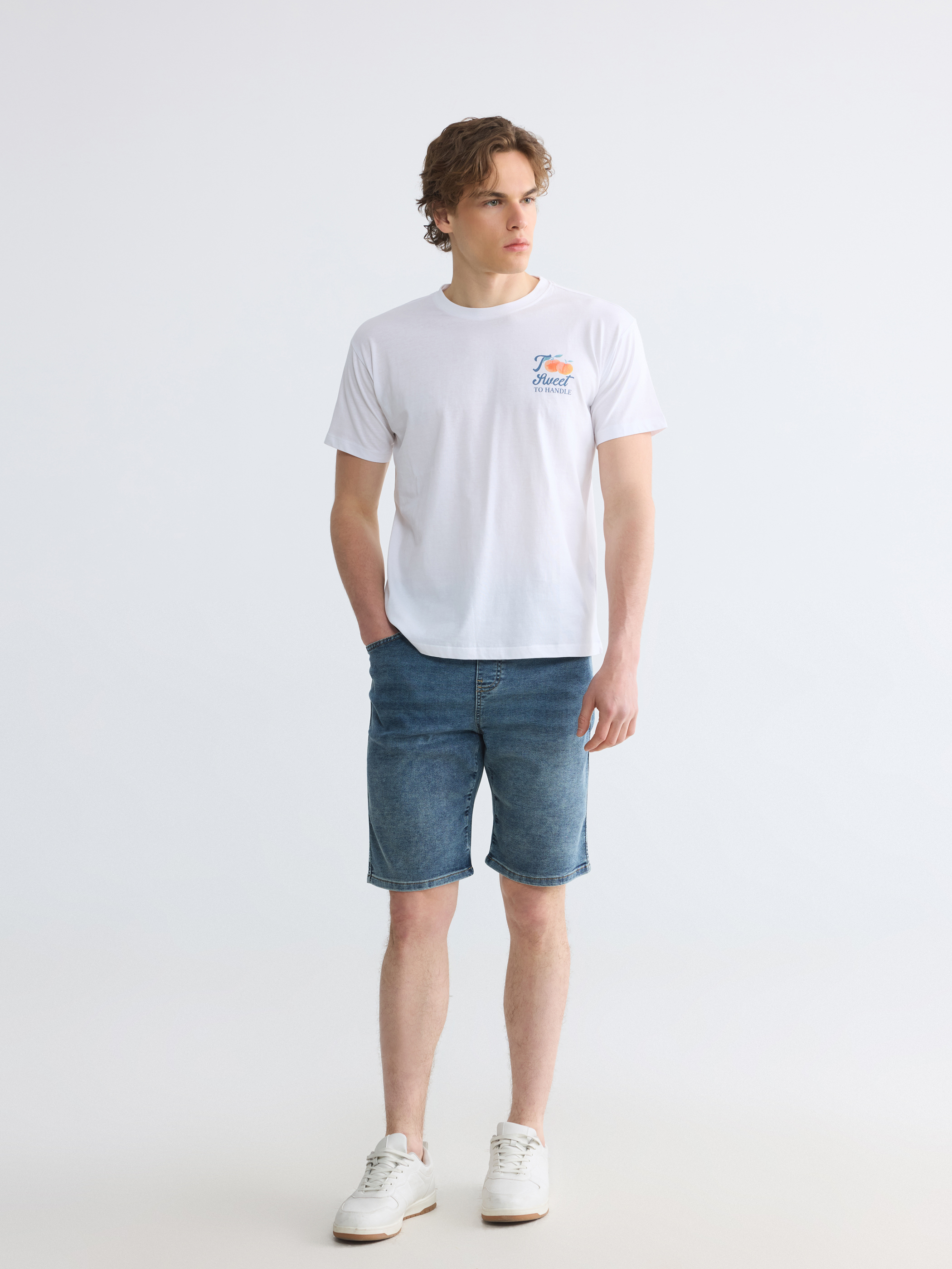 LCW Jeans Regular Fit Erkek Jean Şort