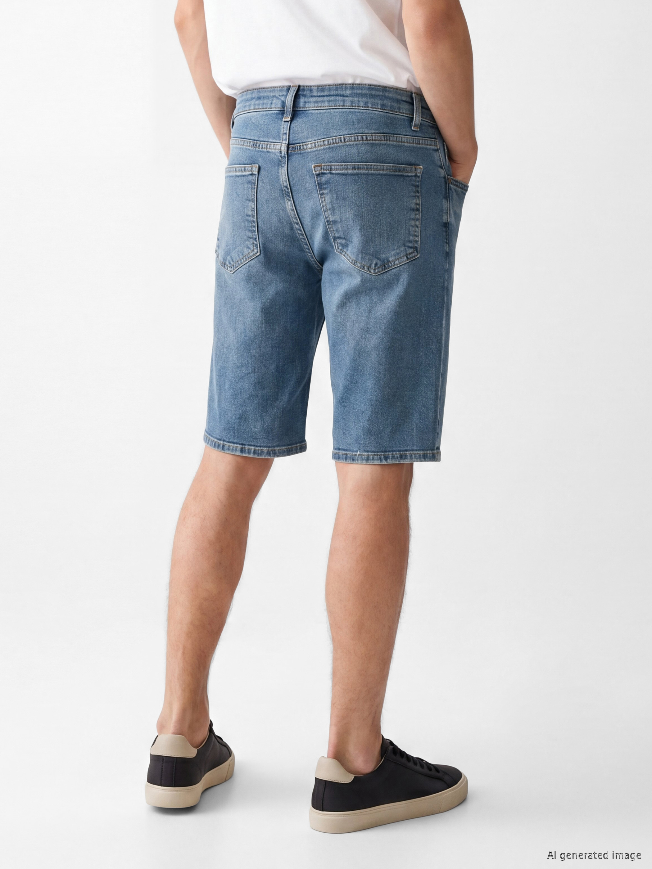 LCW Jeans Regular Fit Erkek Jean Şort görsel 3