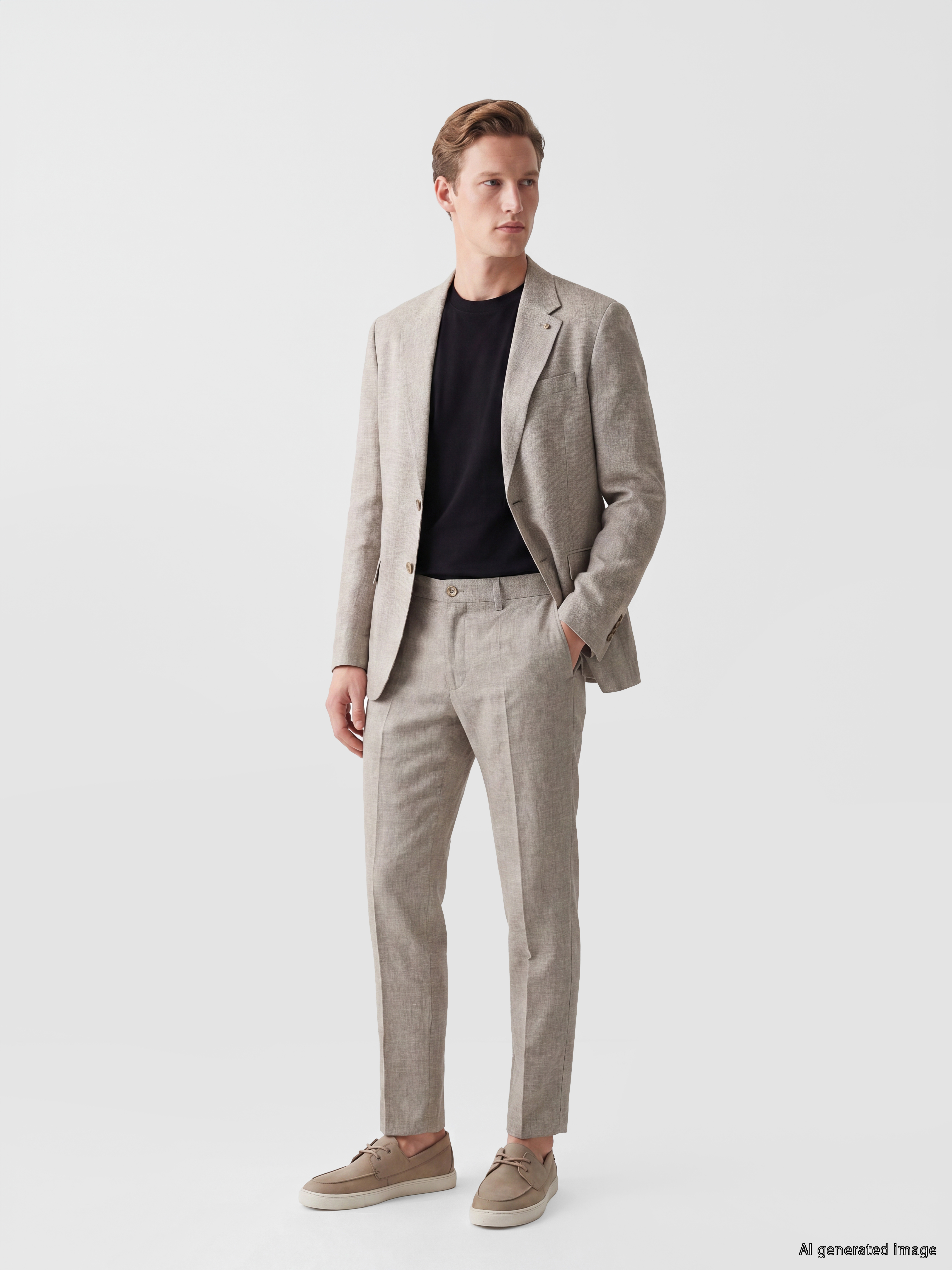 SOUTHBLUE Regular Fit Keten Karışımlı Erkek Pantolon