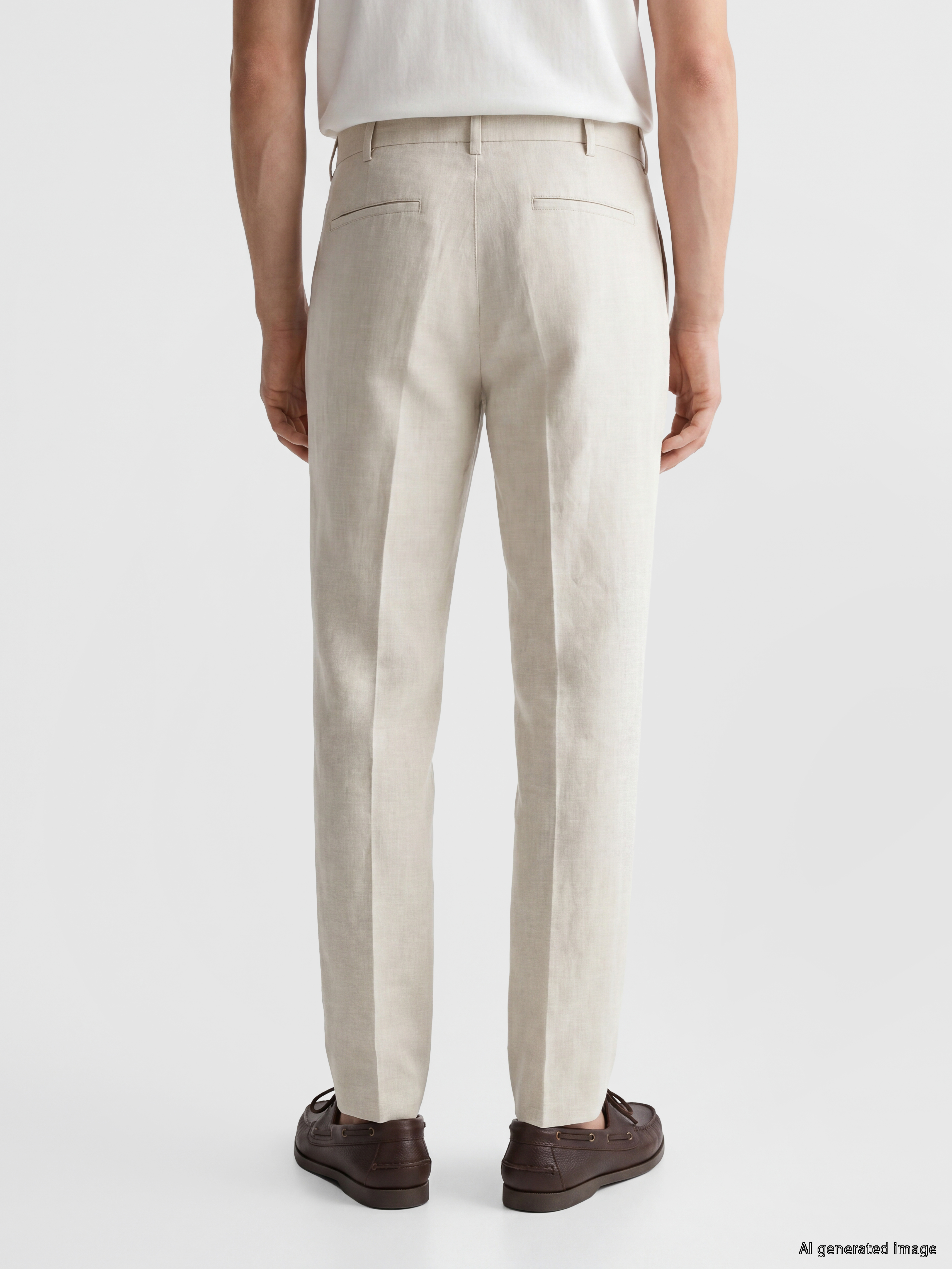 SOUTHBLUE Regular Fit Keten Karışımlı Erkek Pantolon görsel 4