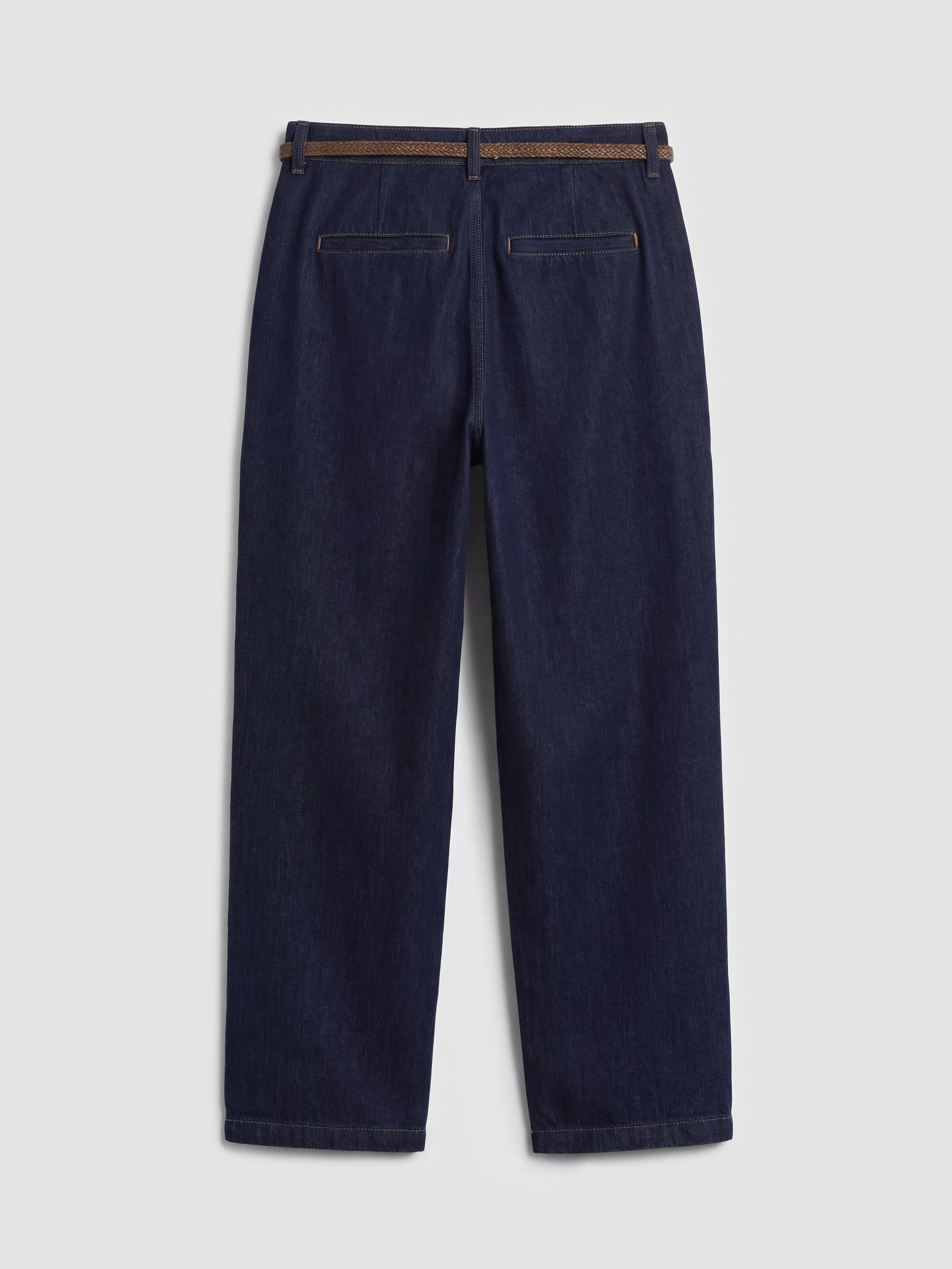 LCW Jeans Beli Kemerli Carrot Fit Kadın Jean Pantolon görsel 6