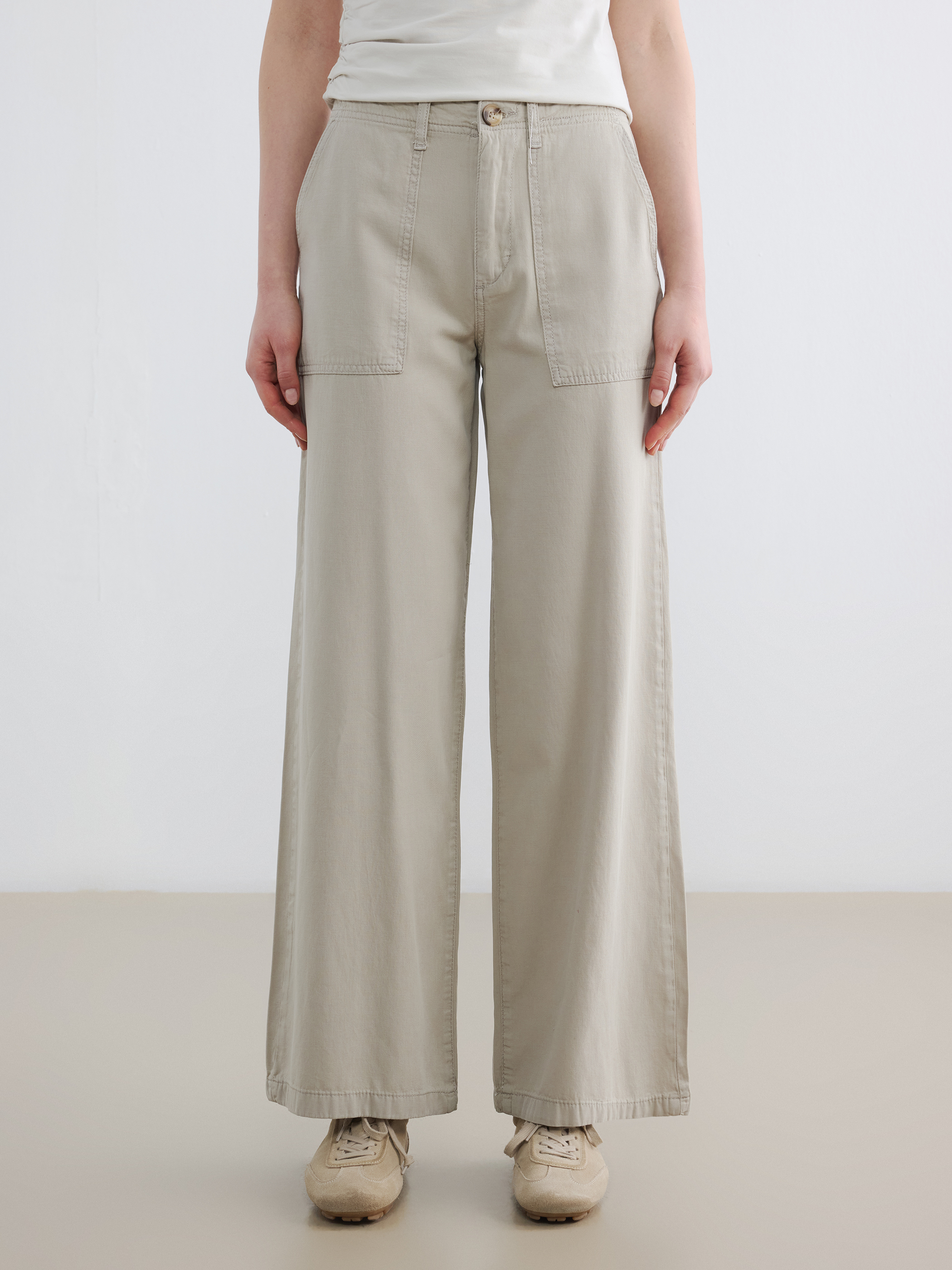 LCW Jeans Yüksek Bel Wideleg Kadın Jean Pantolon görsel 2