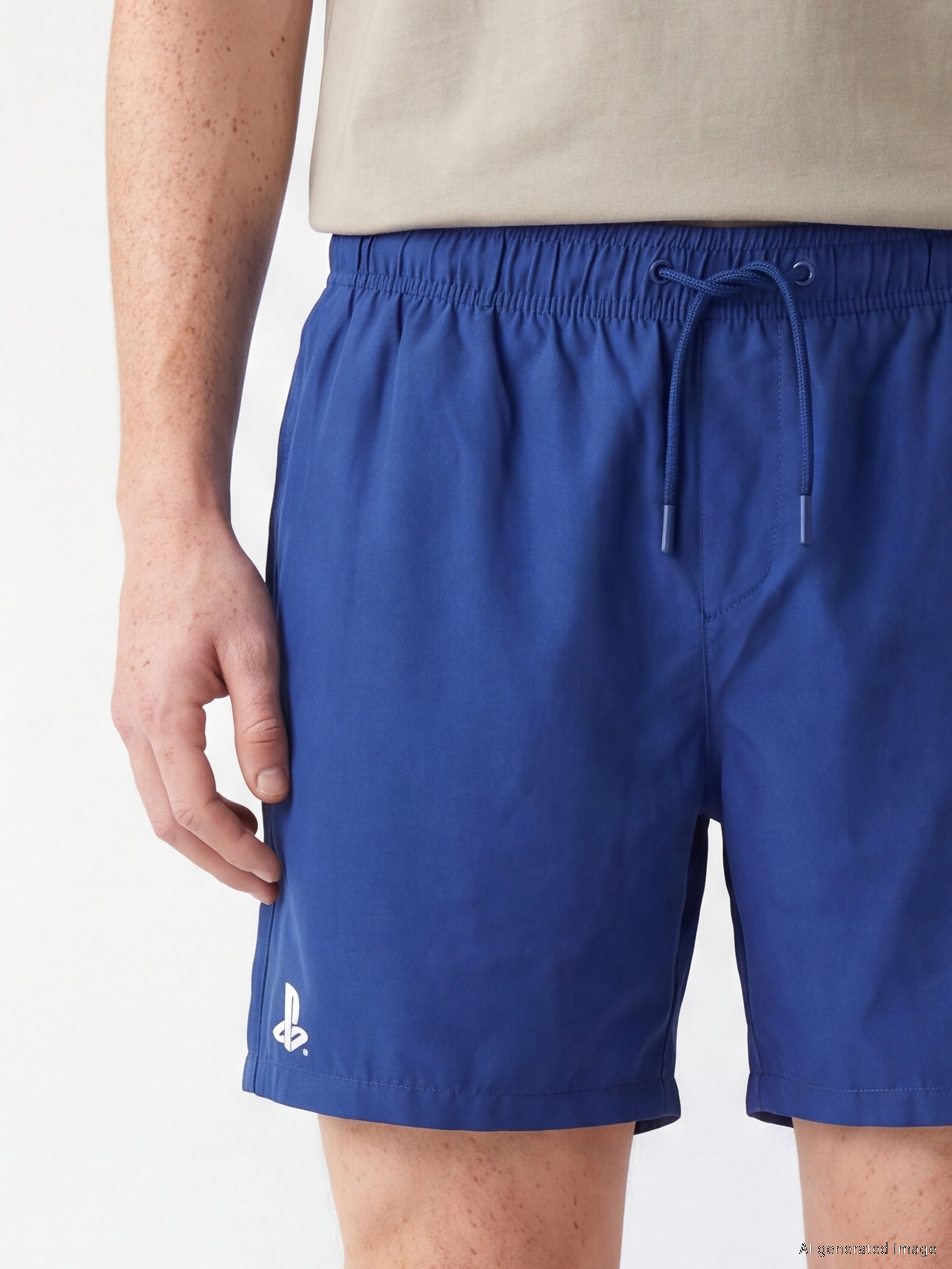 LCW SWIMWEAR Kısa Boy PlayStation Baskılı Erkek Deniz Şortu görsel 3