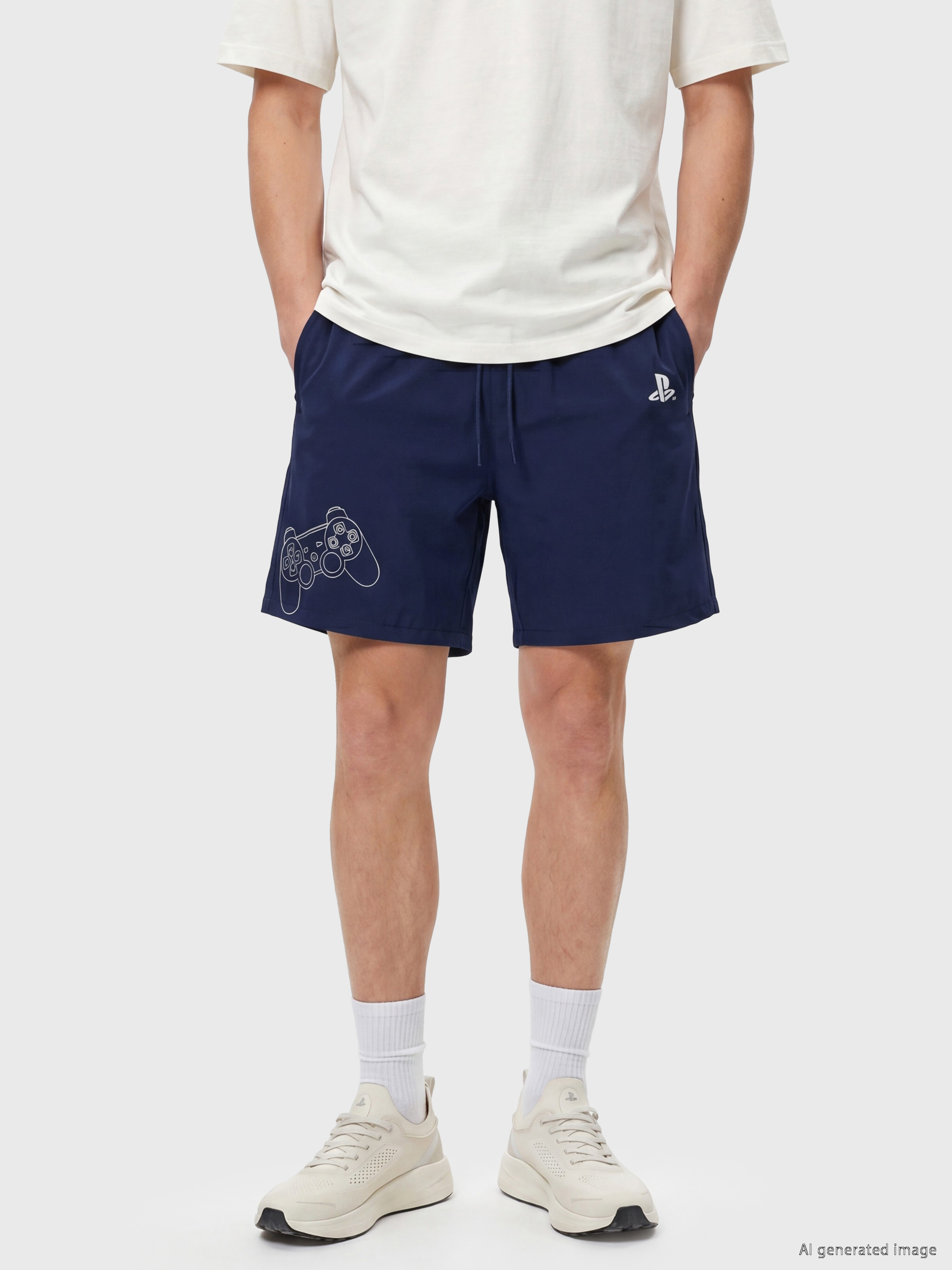 LCW SWIMWEAR Kısa Boy Playstation Baskılı Erkek Deniz Şortu
