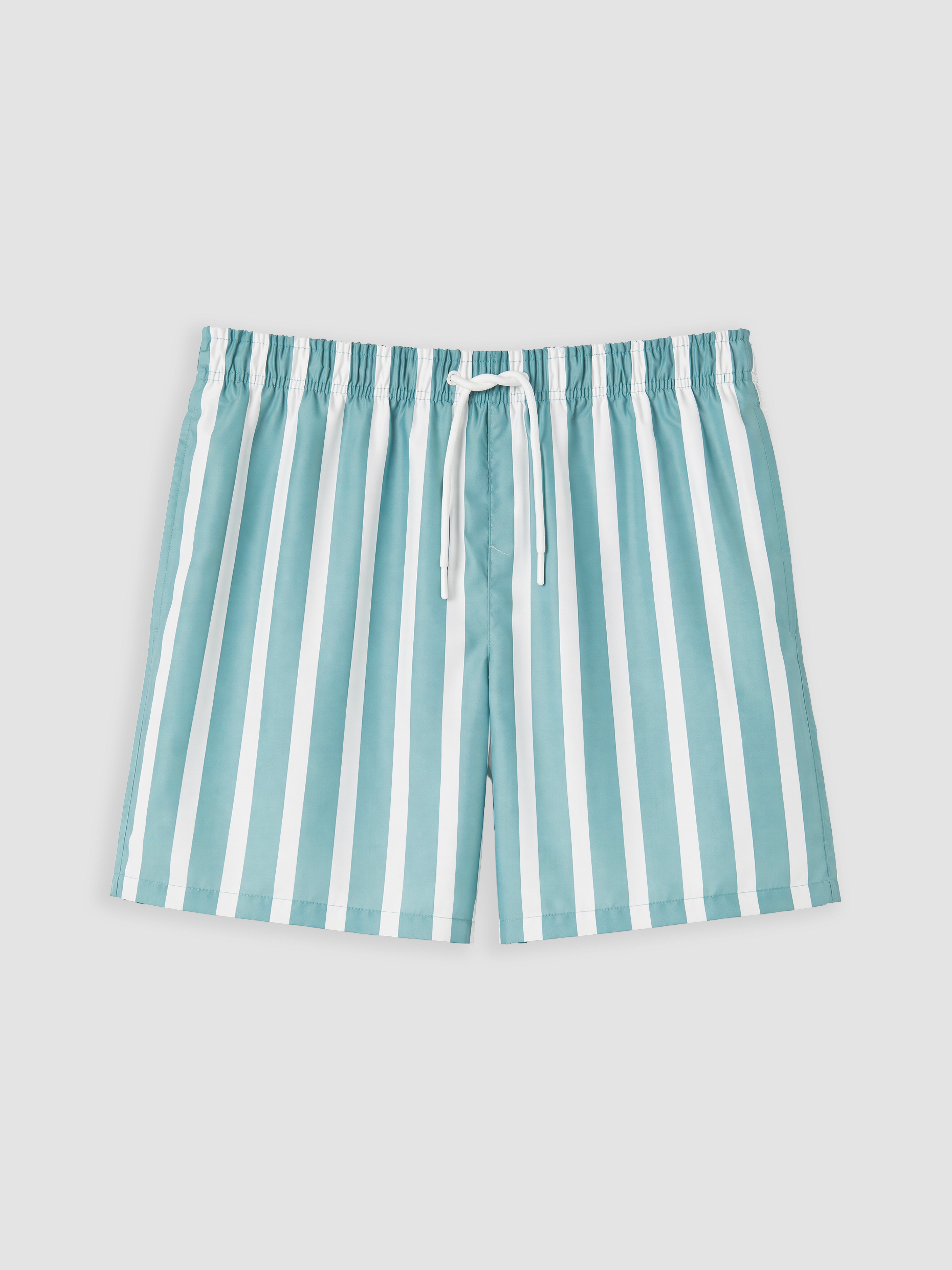 LCW SWIMWEAR Kısa Boy Çizgili Erkek Deniz Şortu görsel 5