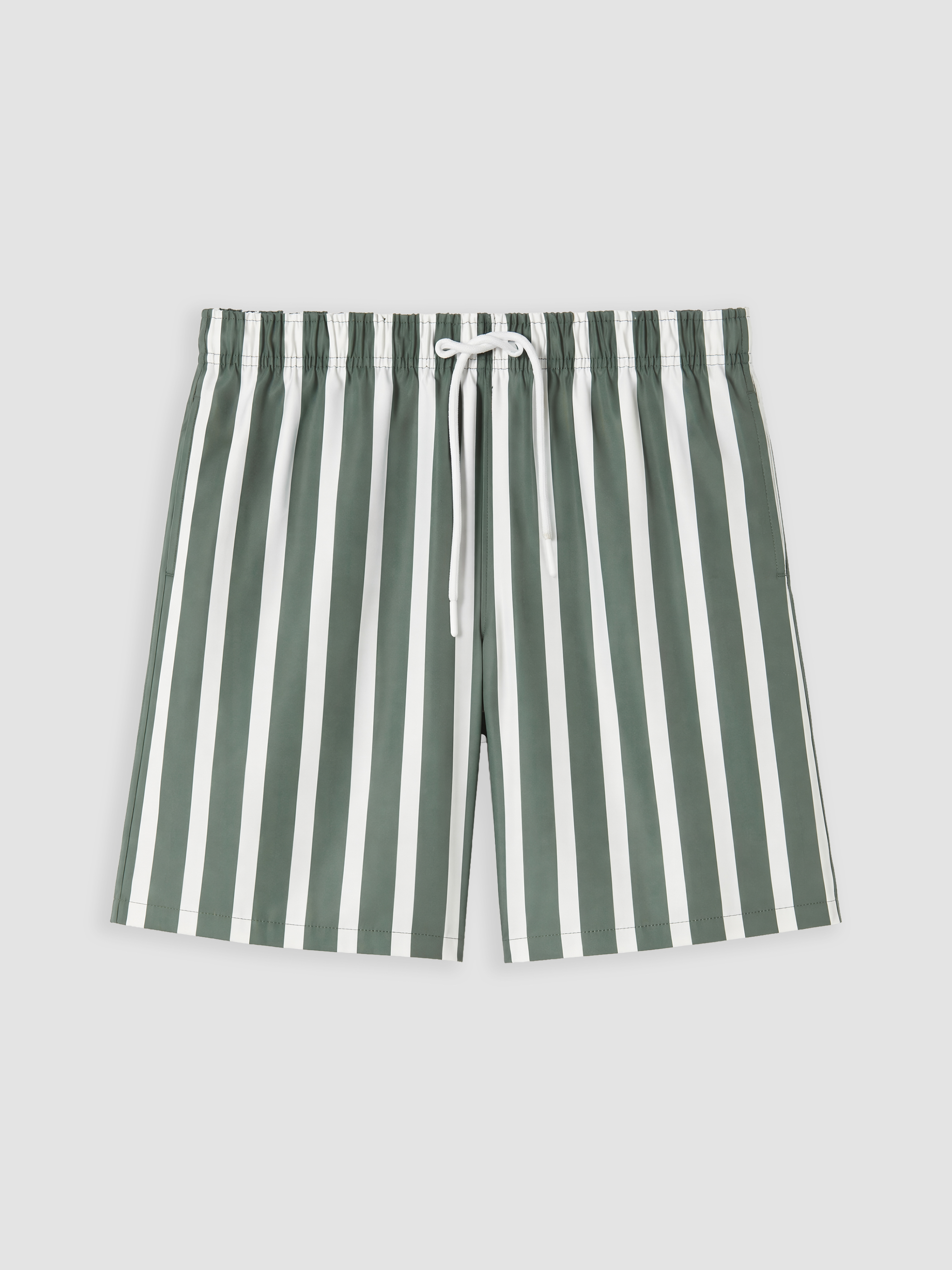 LCW SWIMWEAR Kısa Boy Çizgili Erkek Deniz Şortu görsel 4